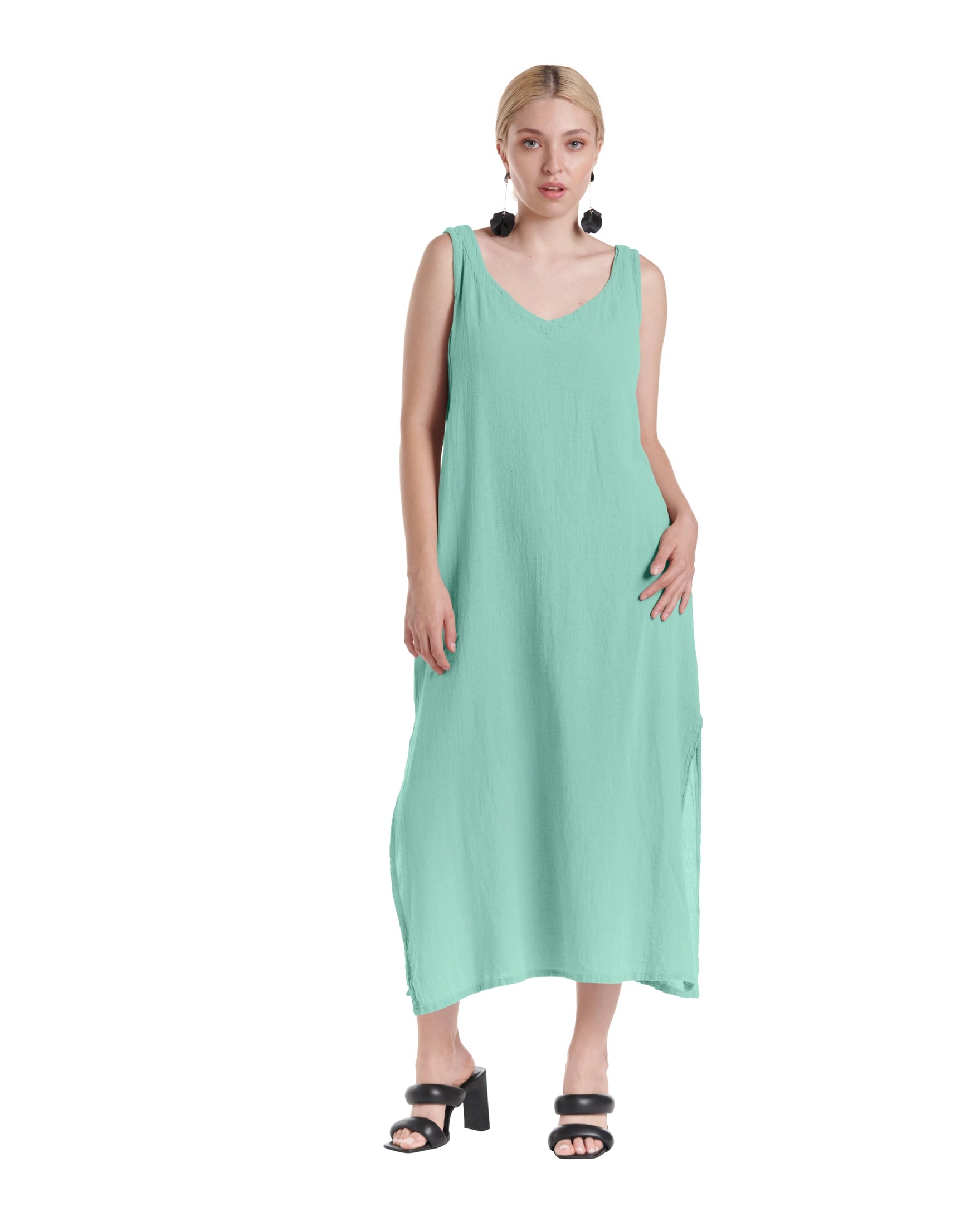 Sangria Cotton Gauze Dress-Oh My Gauze