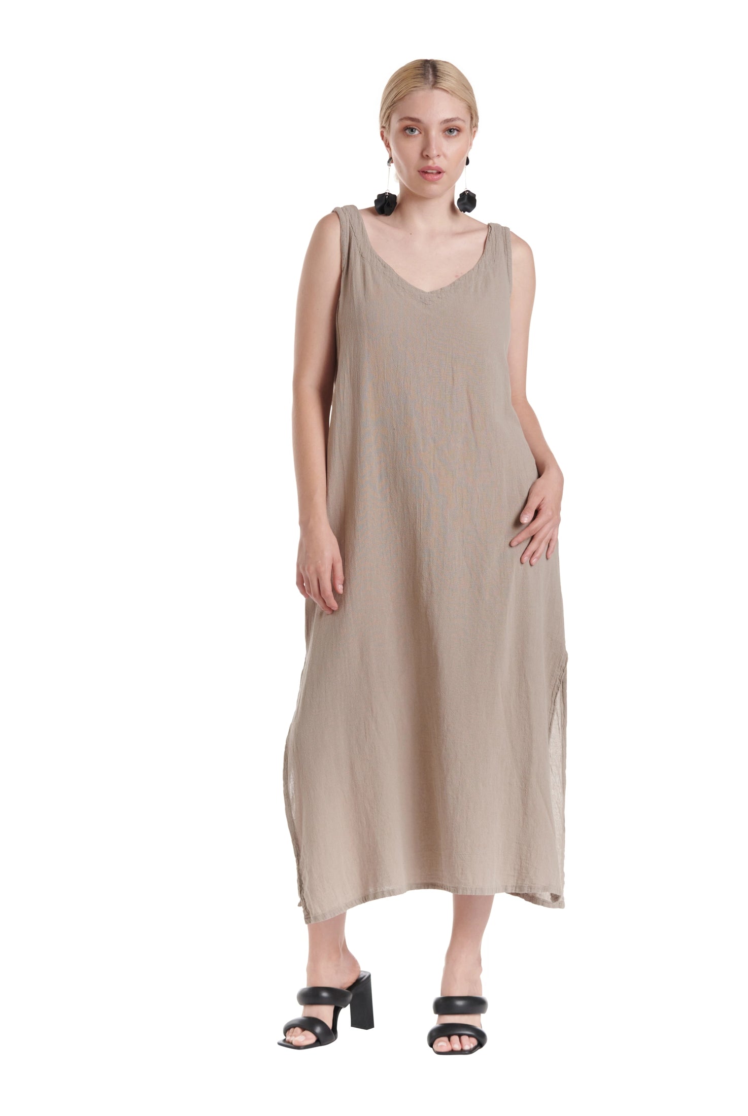 Sangria Cotton Gauze Dress-Oh My Gauze