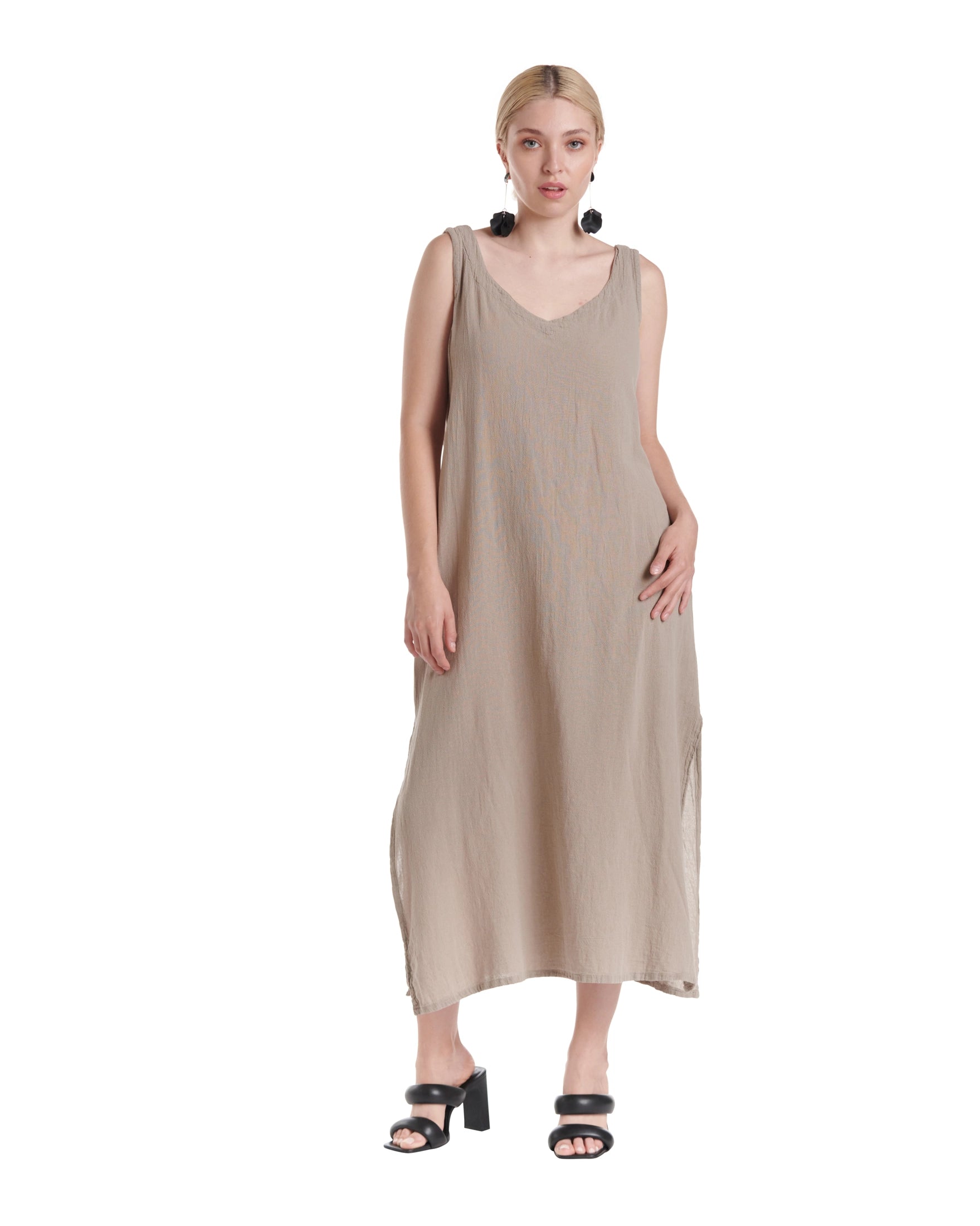 Sangria Cotton Gauze Dress-Oh My Gauze