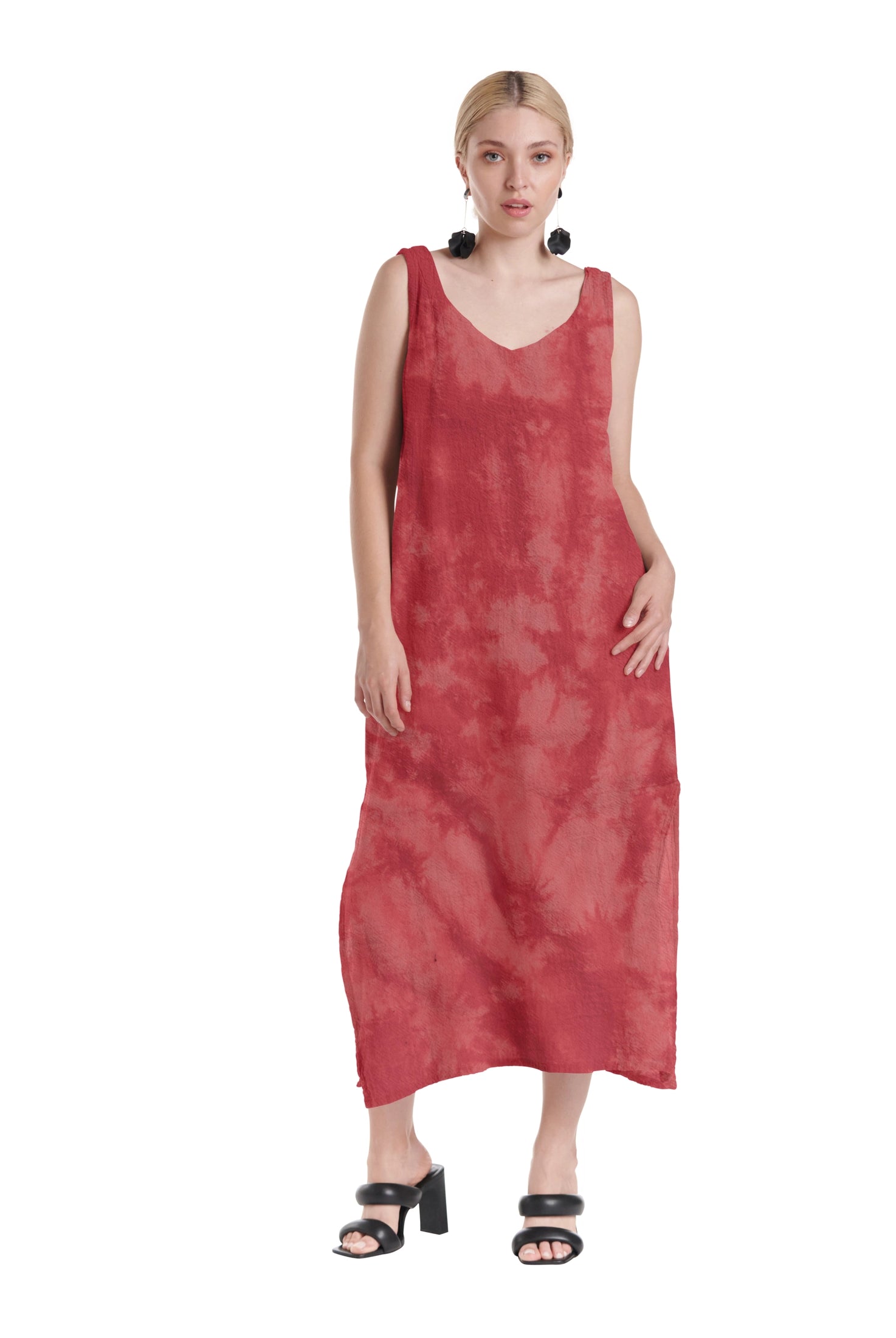 Sangria Cotton Gauze Dress-Oh My Gauze