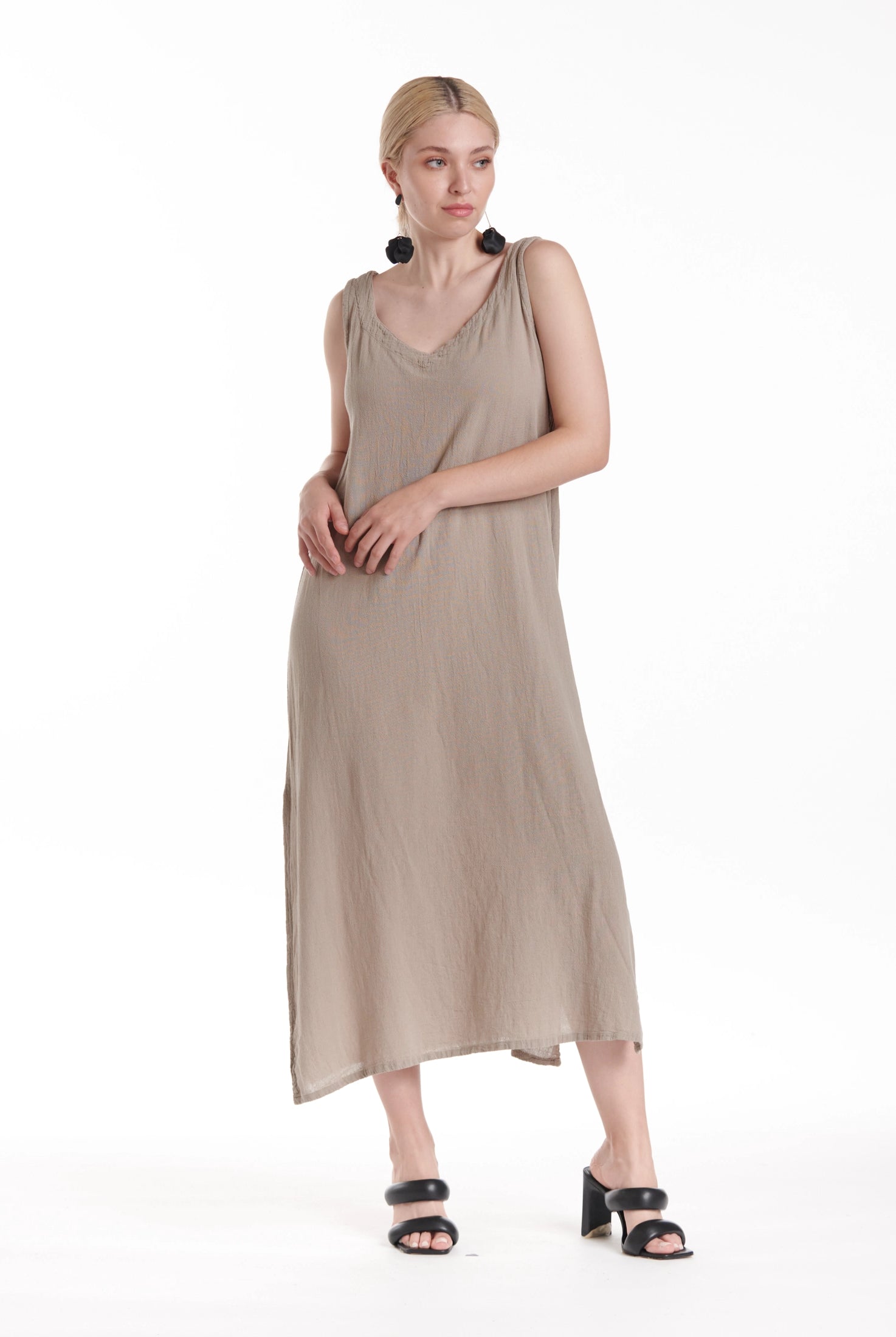 Sangria Cotton Gauze Dress-Oh My Gauze