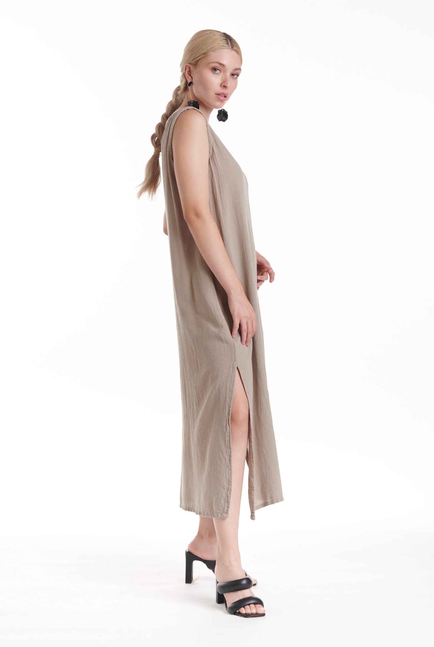 Sangria Cotton Gauze Dress-Oh My Gauze