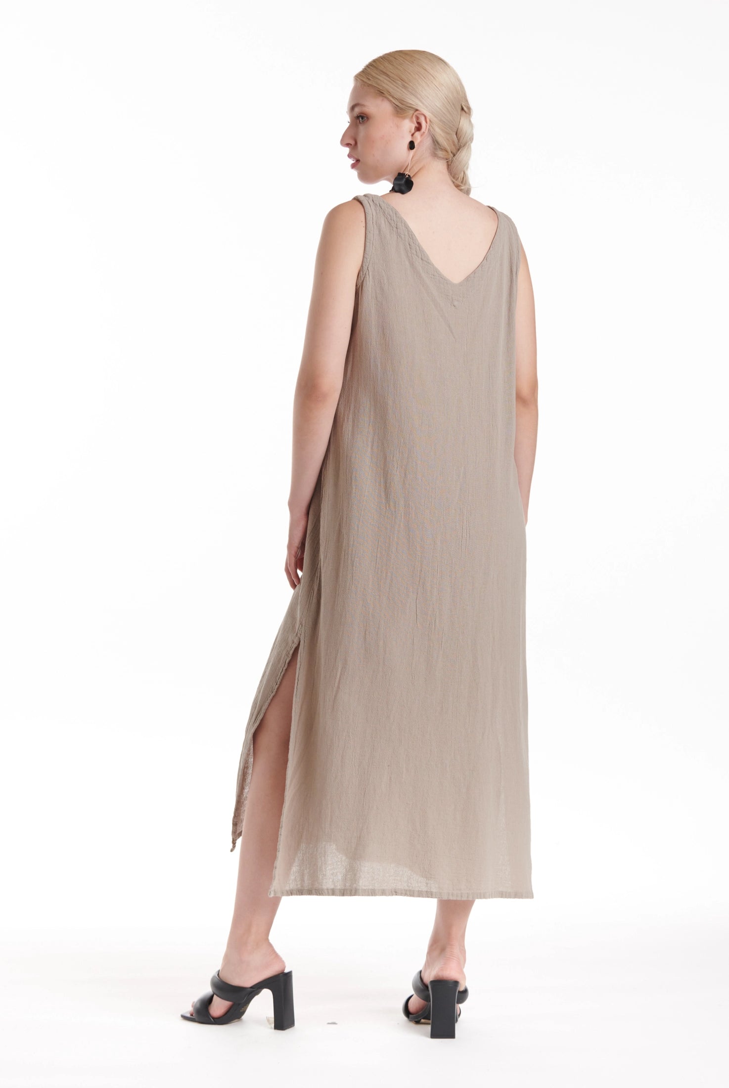 Sangria Cotton Gauze Dress-Oh My Gauze