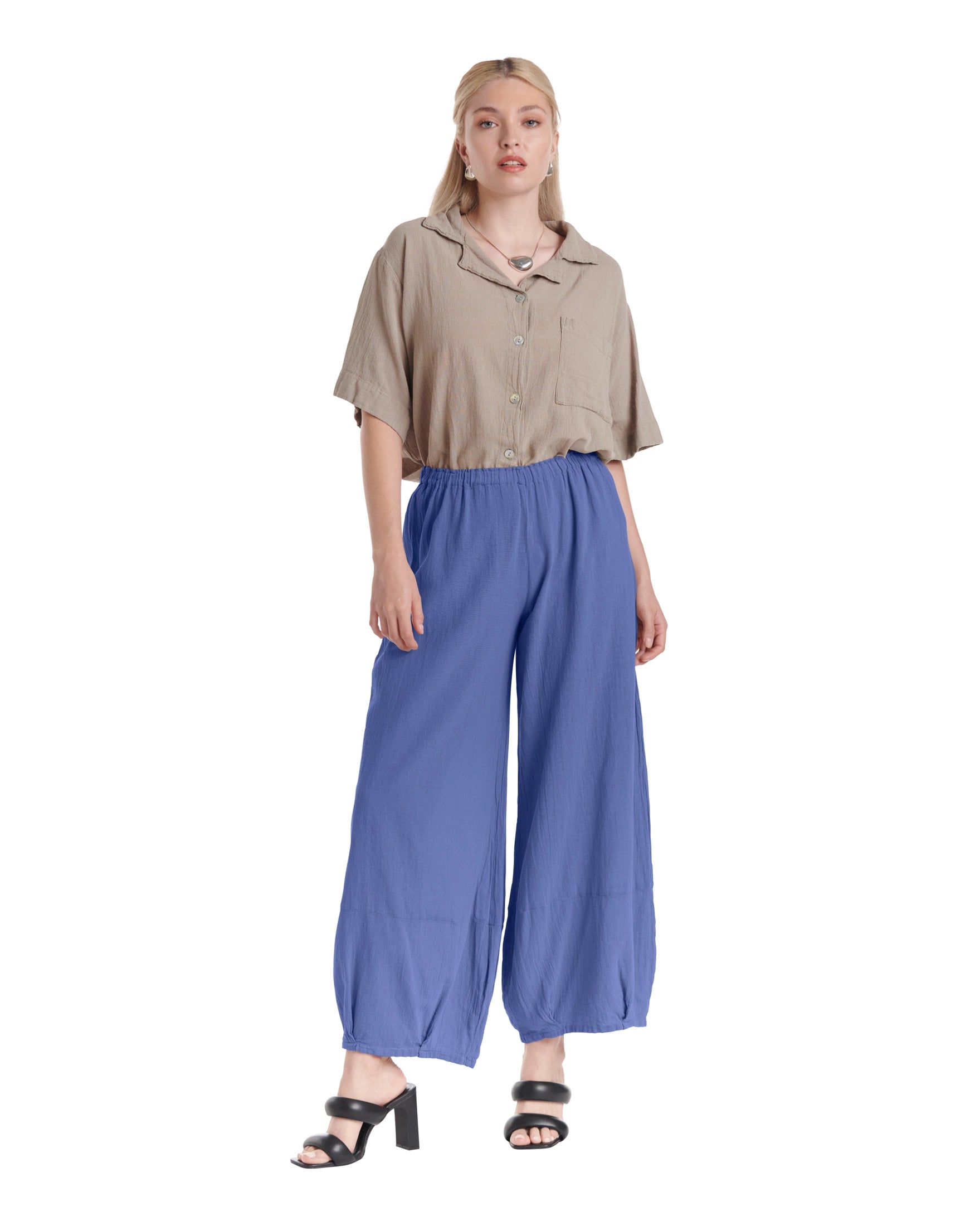 Savannah Cotton Gauze Pants-Oh My Gauze