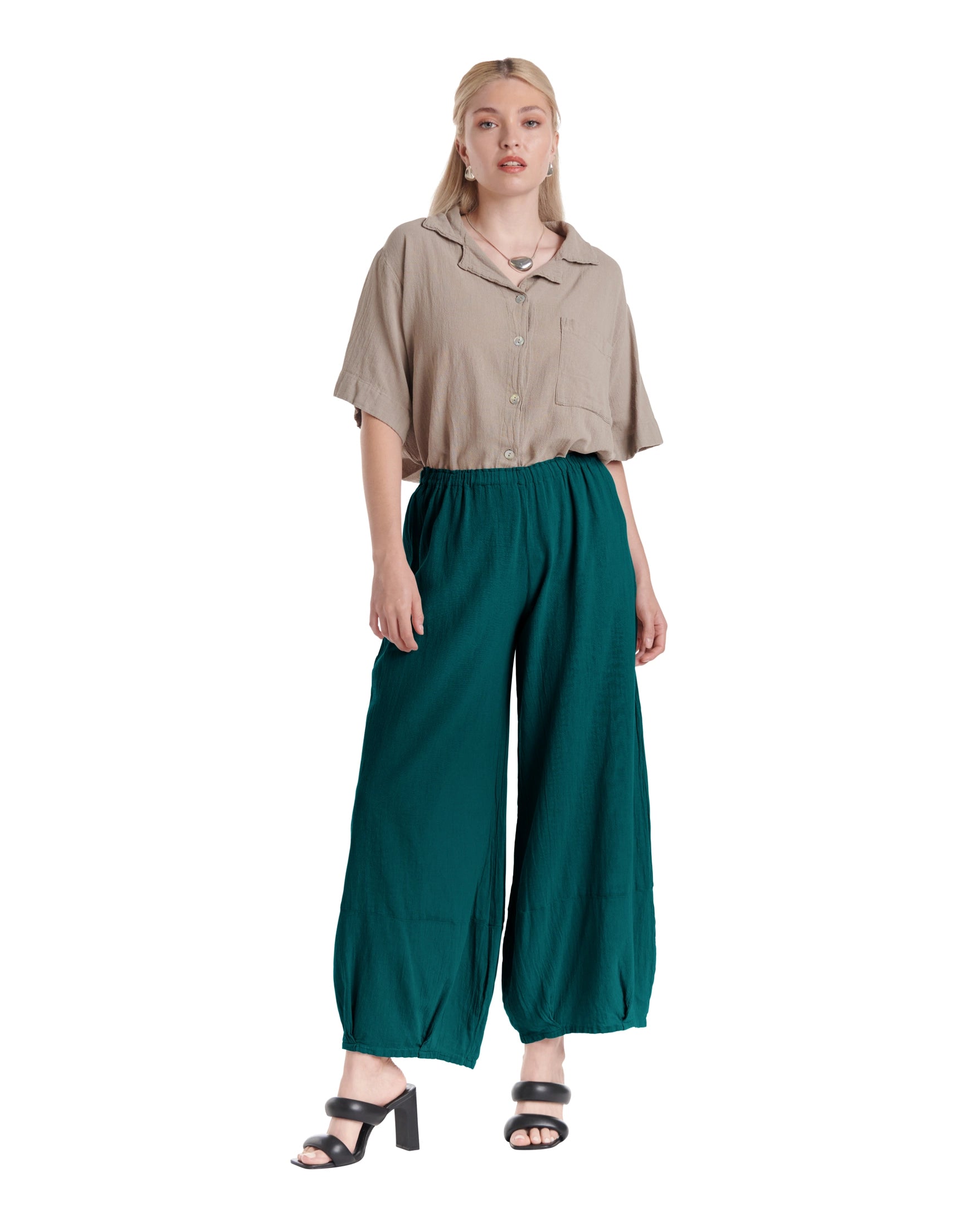 Savannah Cotton Gauze Pants-Oh My Gauze