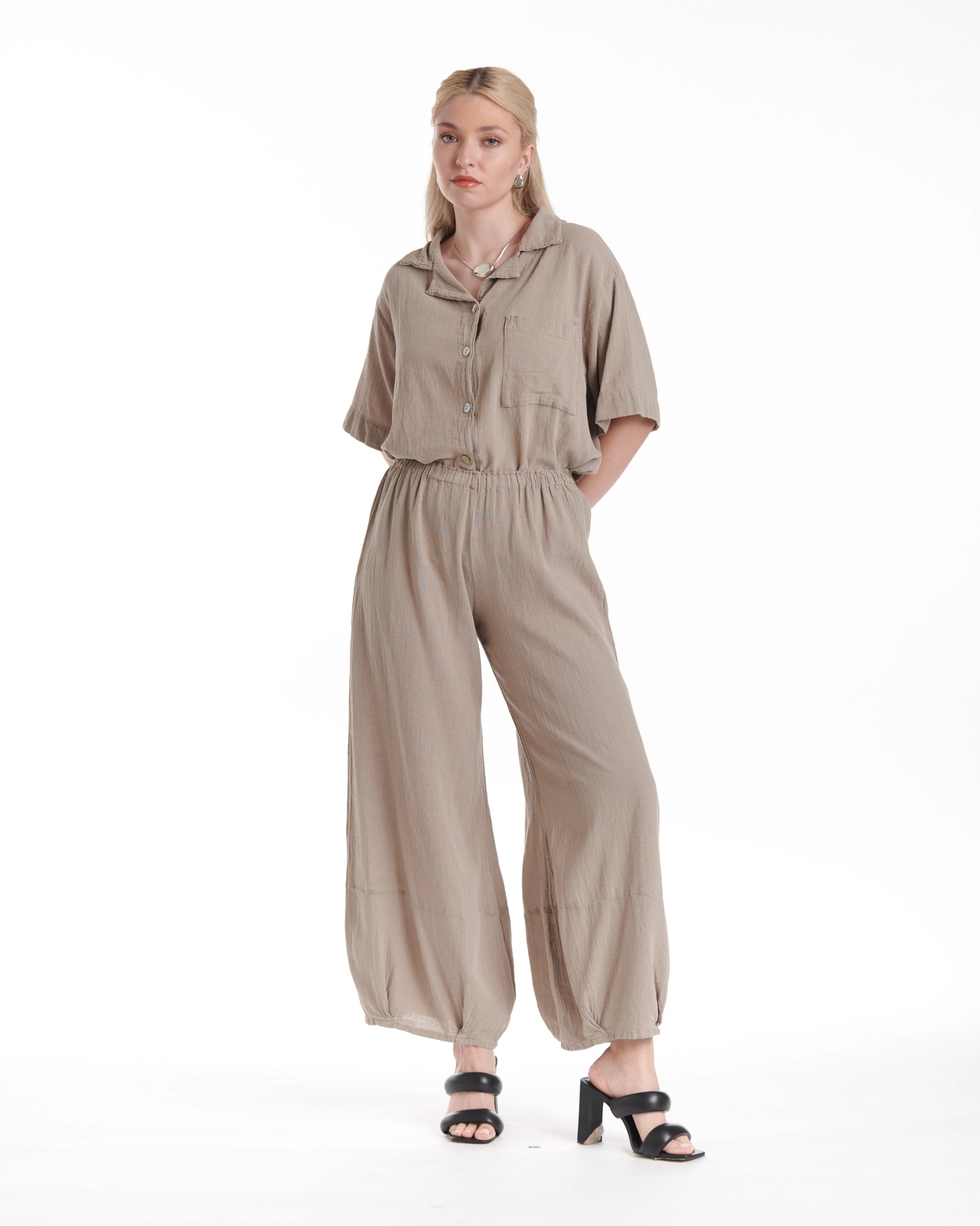 Savannah Cotton Gauze Pants-Oh My Gauze