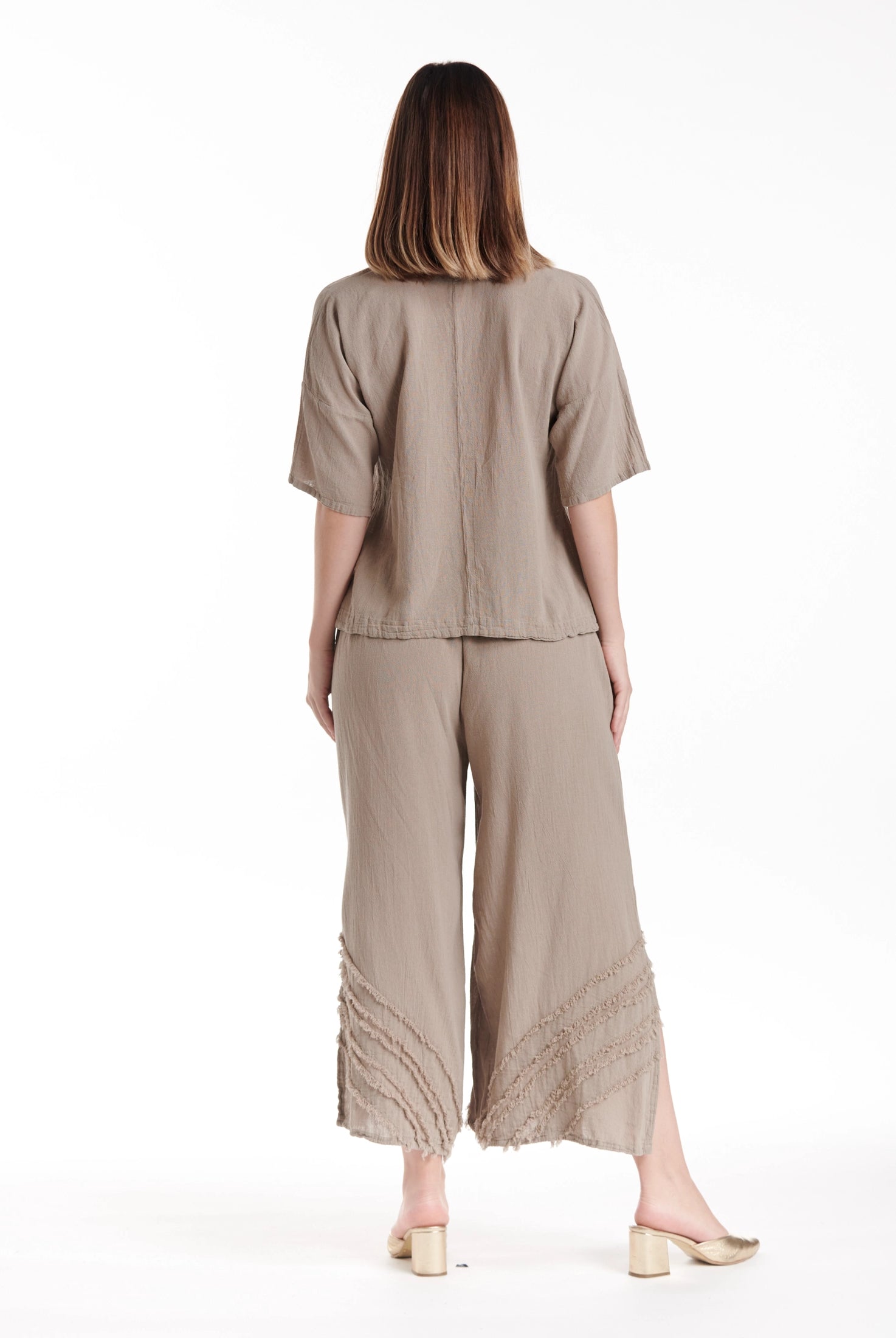 Scallop Blouse-Oh My Gauze