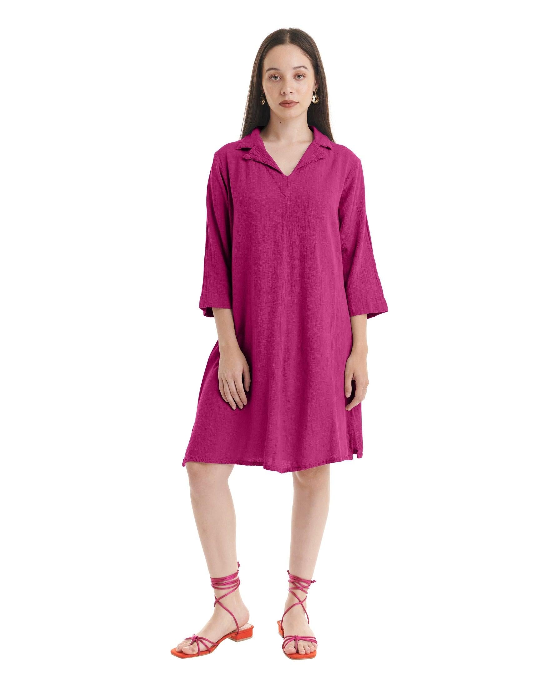 Shelly Cotton Gauze Dress-Oh My Gauze