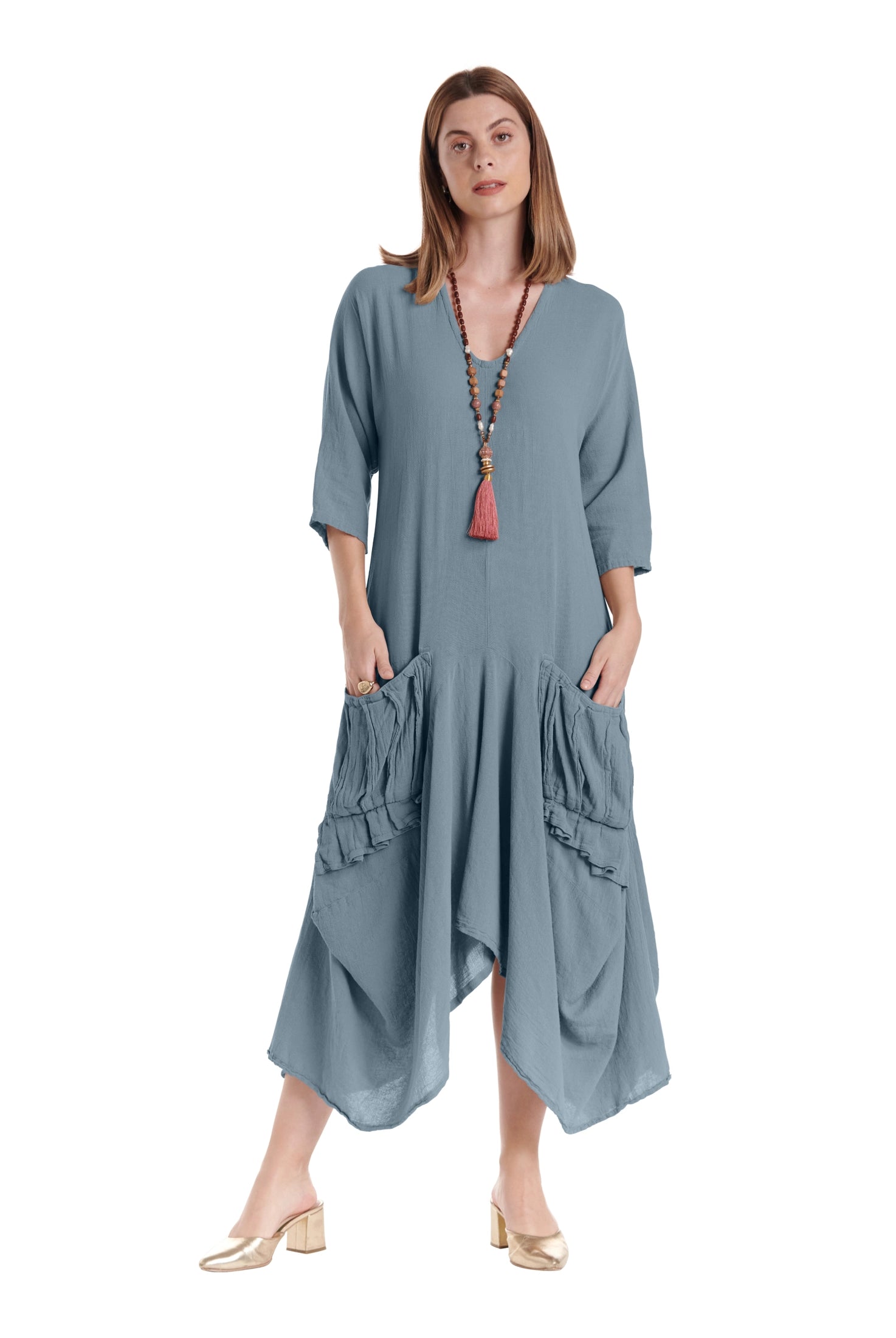 Shepherd Cotton Gauze Dress-Oh My Gauze