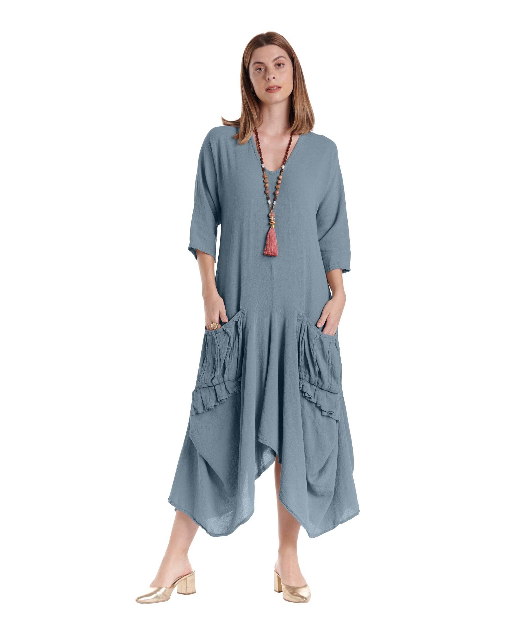 Shepherd Cotton Gauze Dress-Oh My Gauze