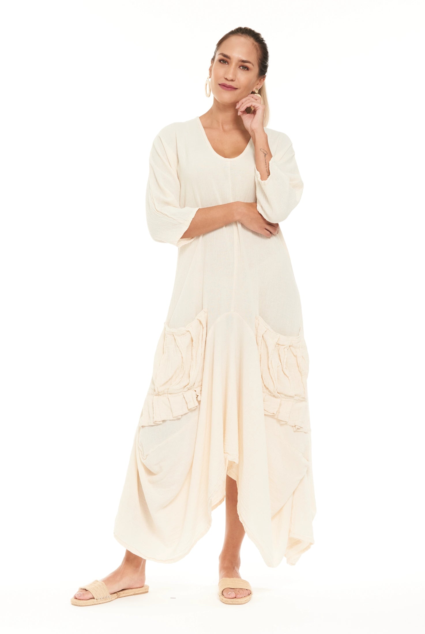 Shepherd Cotton Gauze Dress-Oh My Gauze