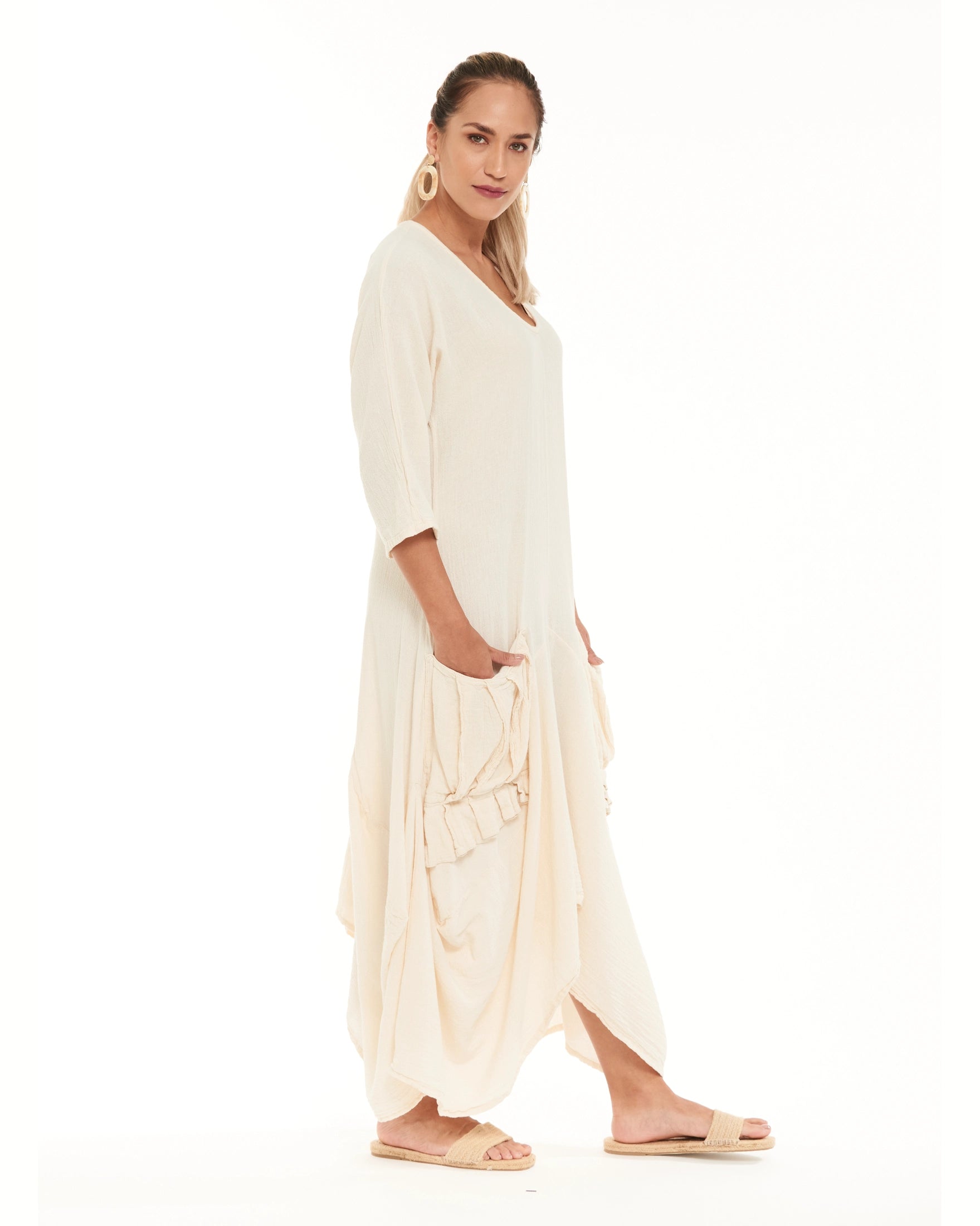 Shepherd Cotton Gauze Dress-Oh My Gauze