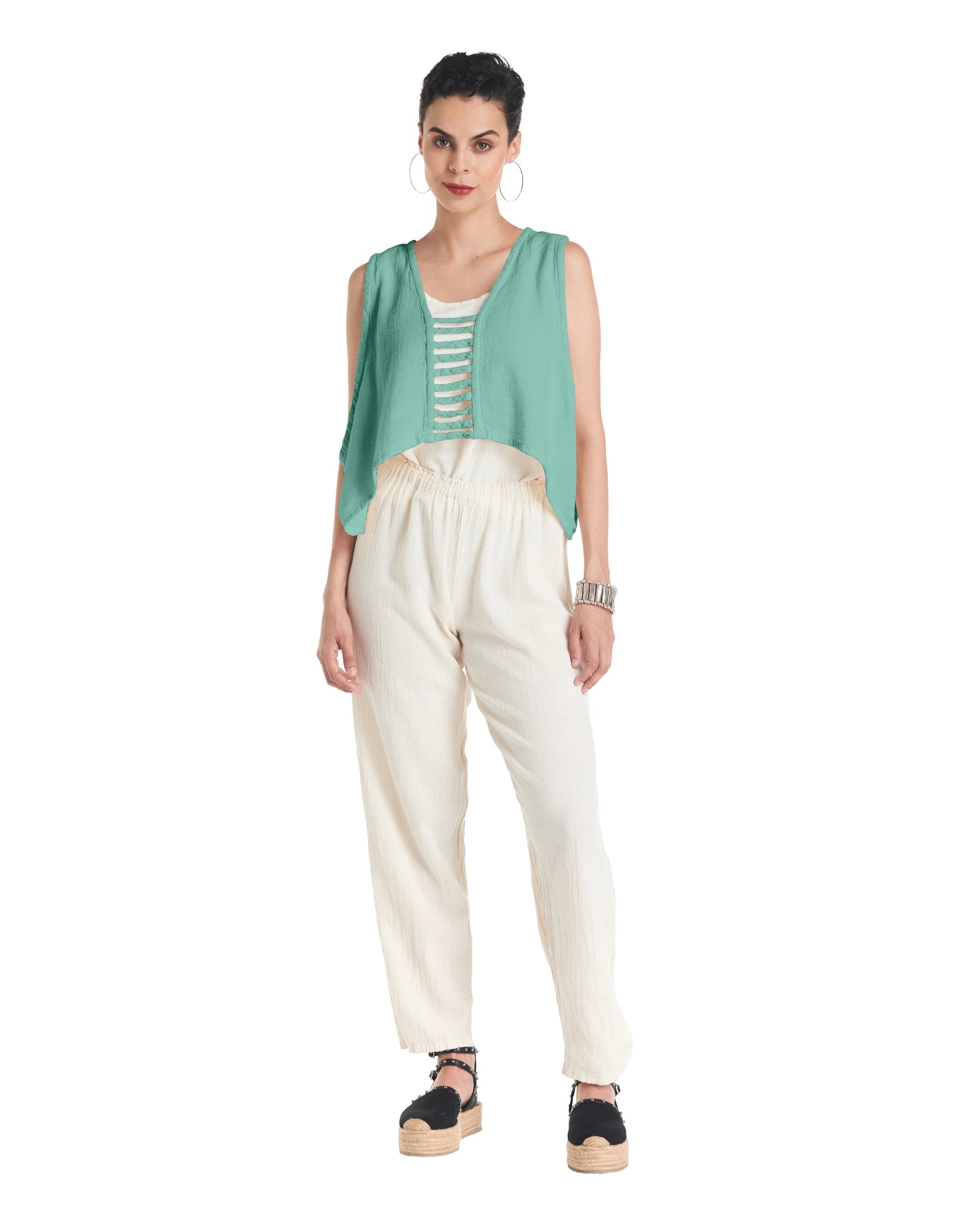 Shutter Vest-Oh My Gauze