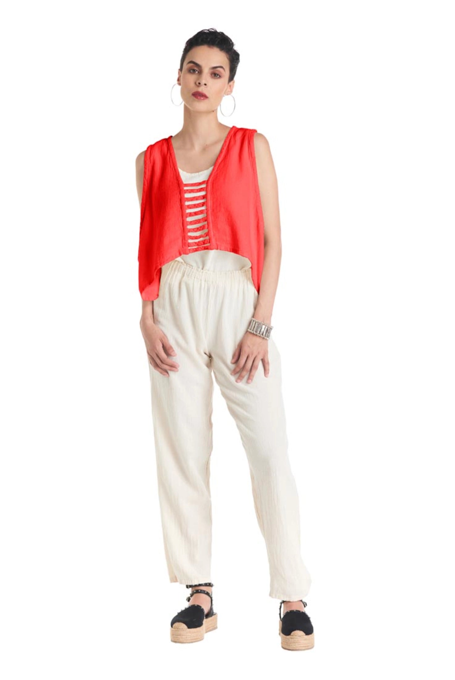 Shutter Vest-Oh My Gauze