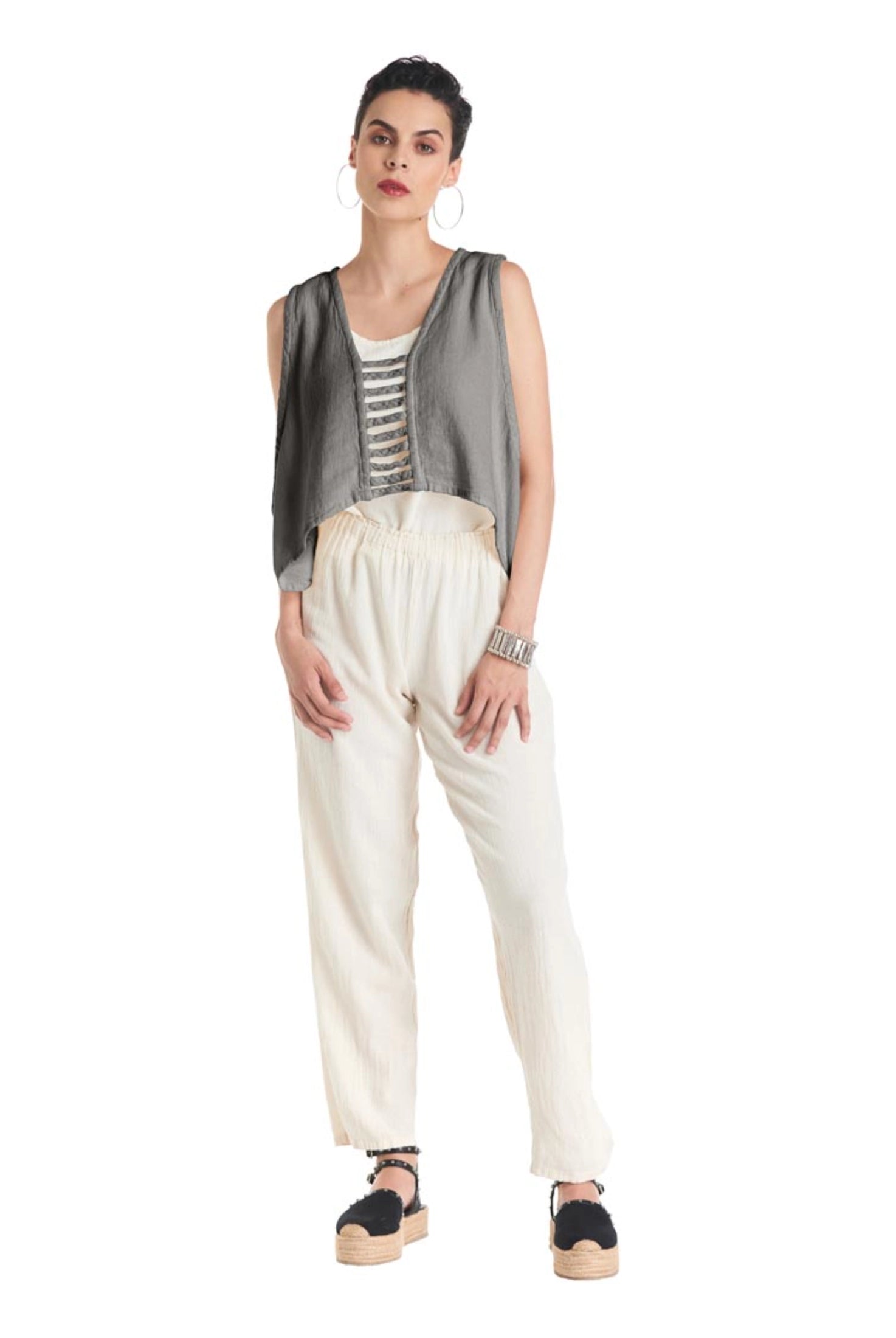 Shutter Vest-Oh My Gauze