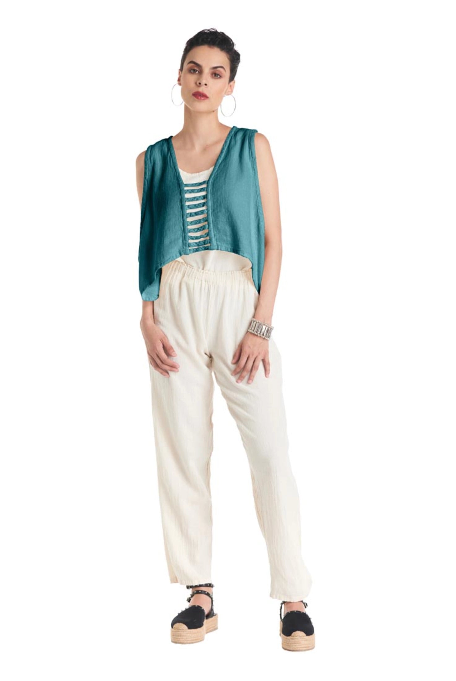 Shutter Vest-Oh My Gauze