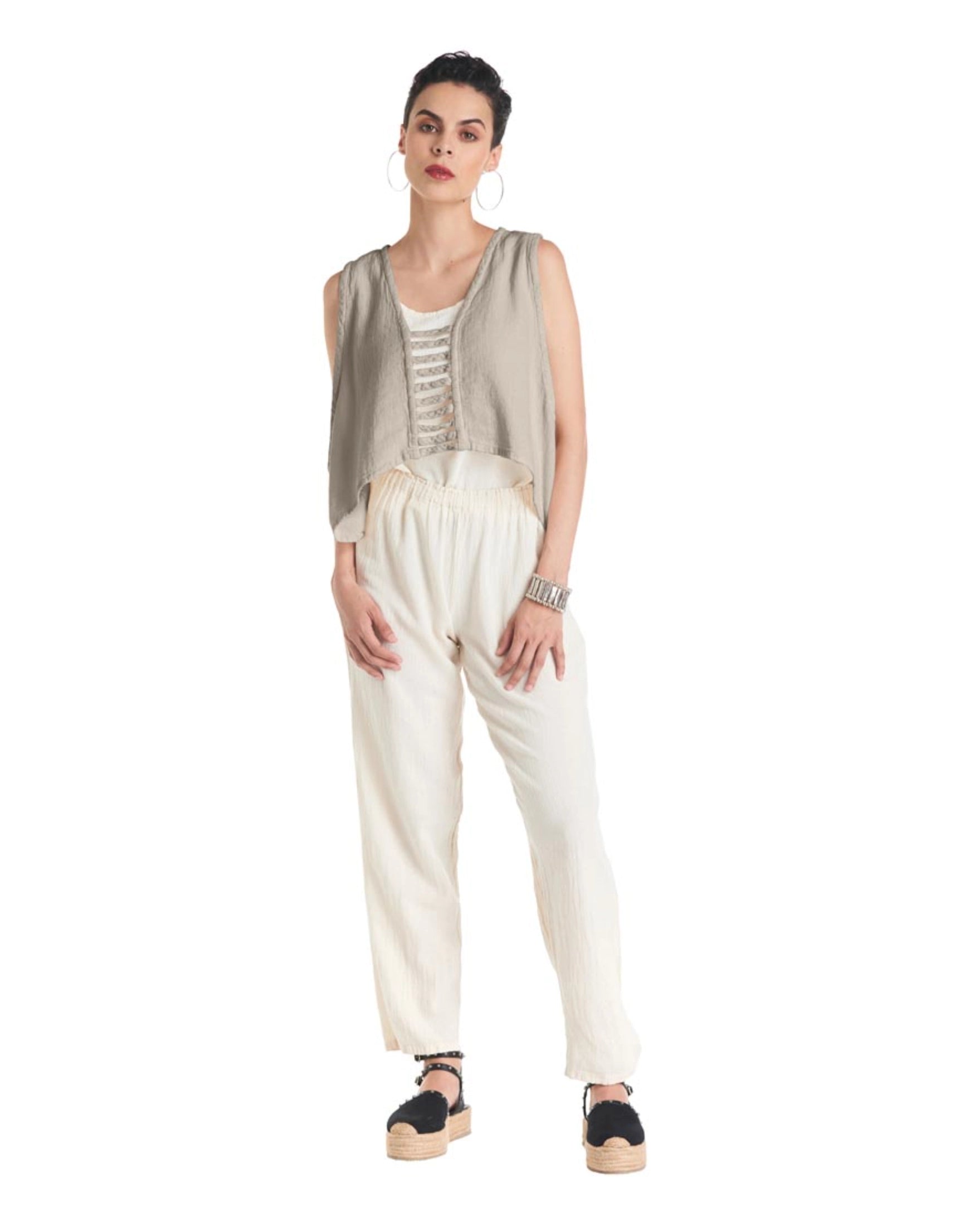 Shutter Vest-Oh My Gauze