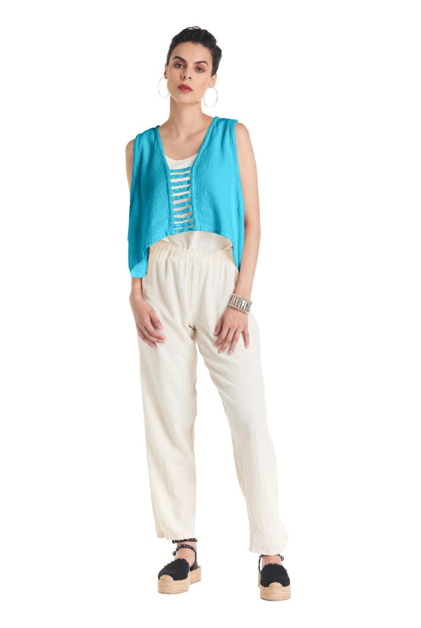 Shutter Vest-Oh My Gauze