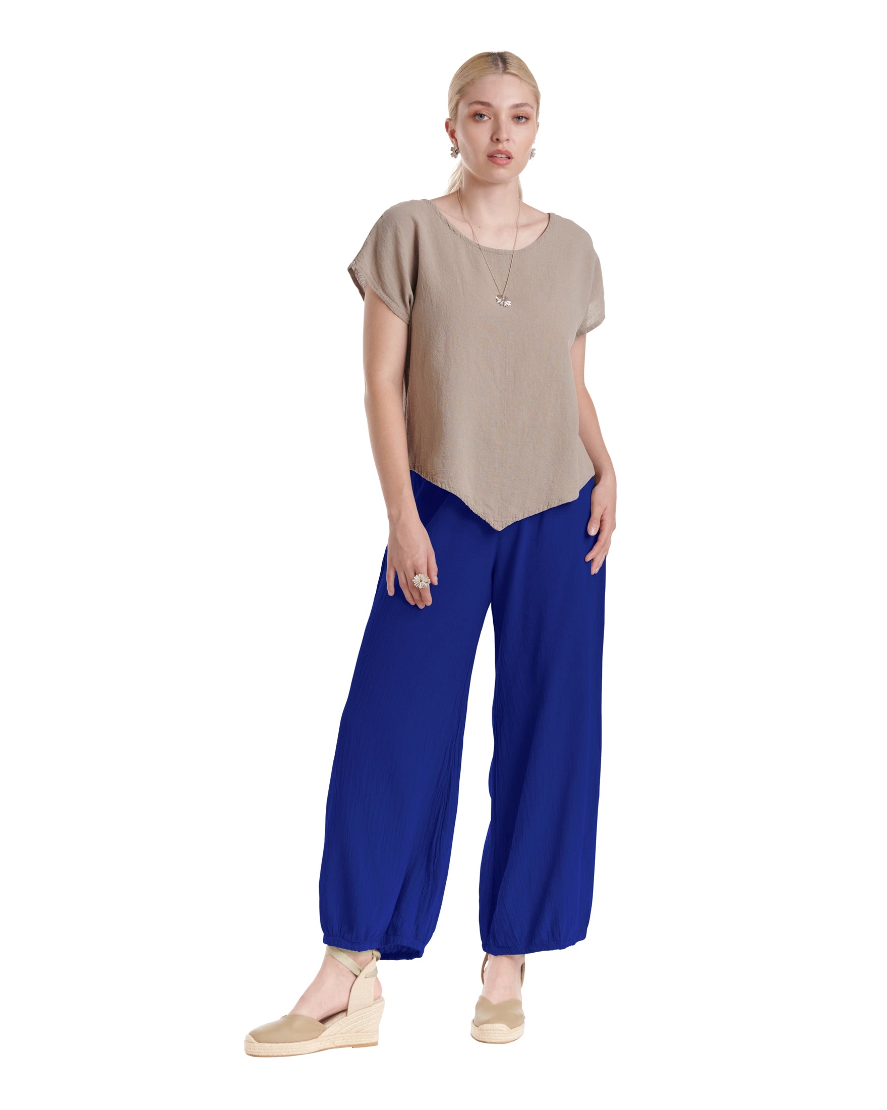 Sugar Cotton Gauze Pants-Oh My Gauze