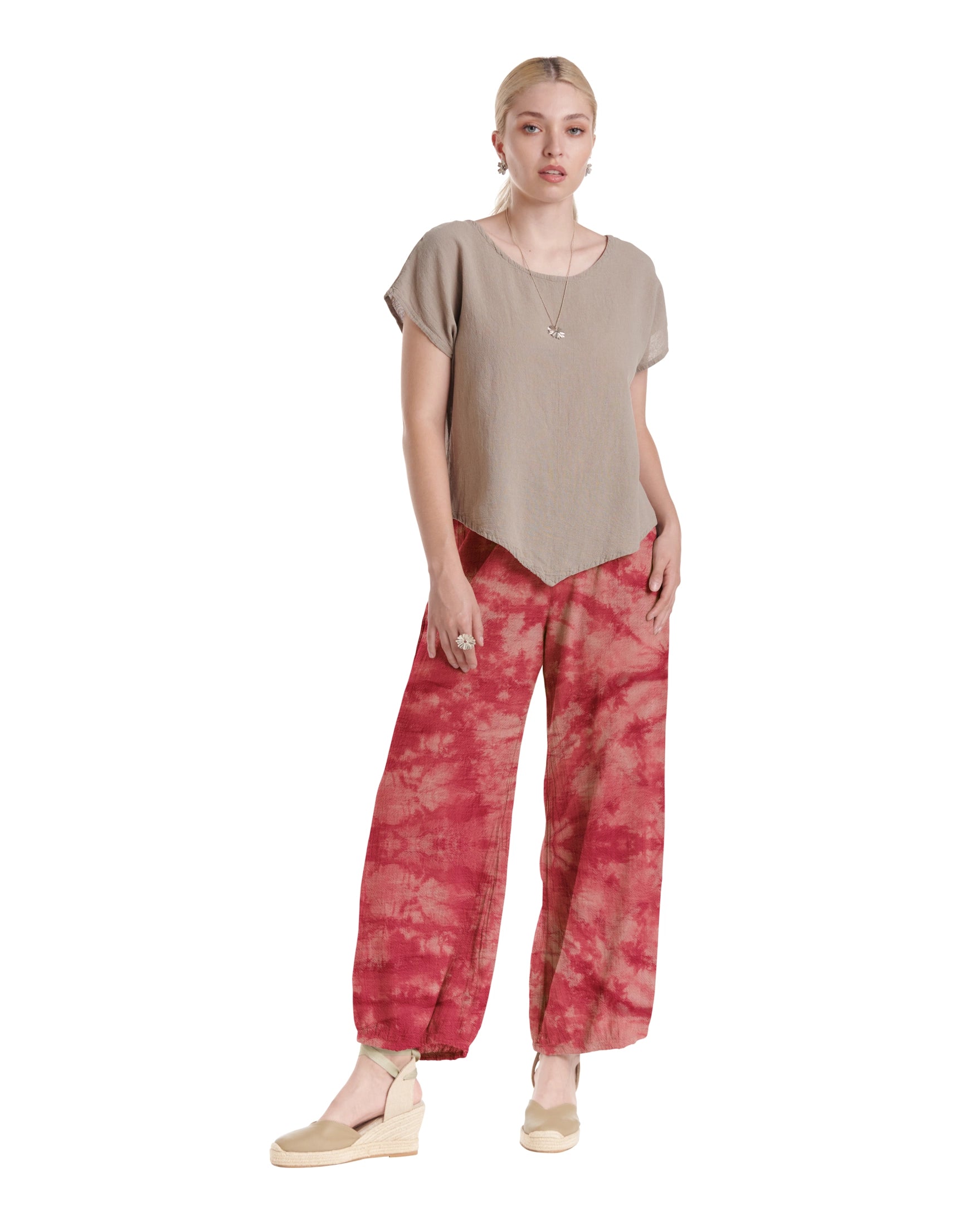 Sugar Cotton Gauze Pants-Oh My Gauze