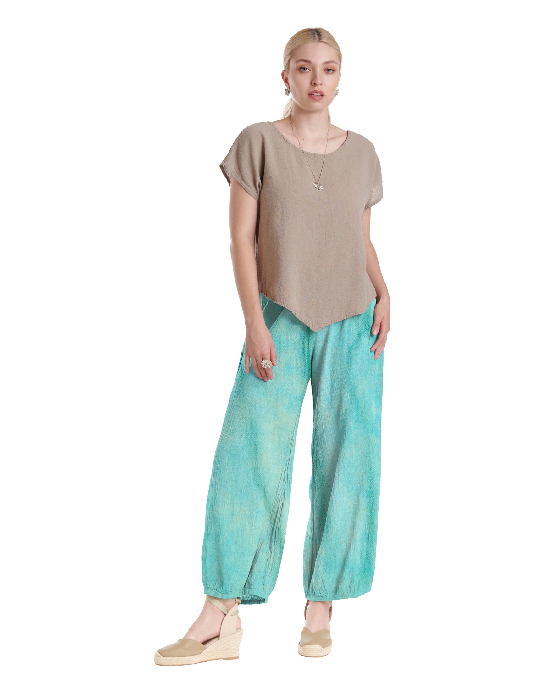 Sugar Cotton Gauze Pants-Oh My Gauze
