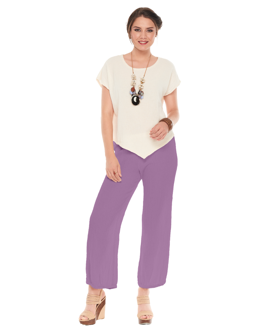 Sugar Cotton Gauze Pants-Oh My Gauze