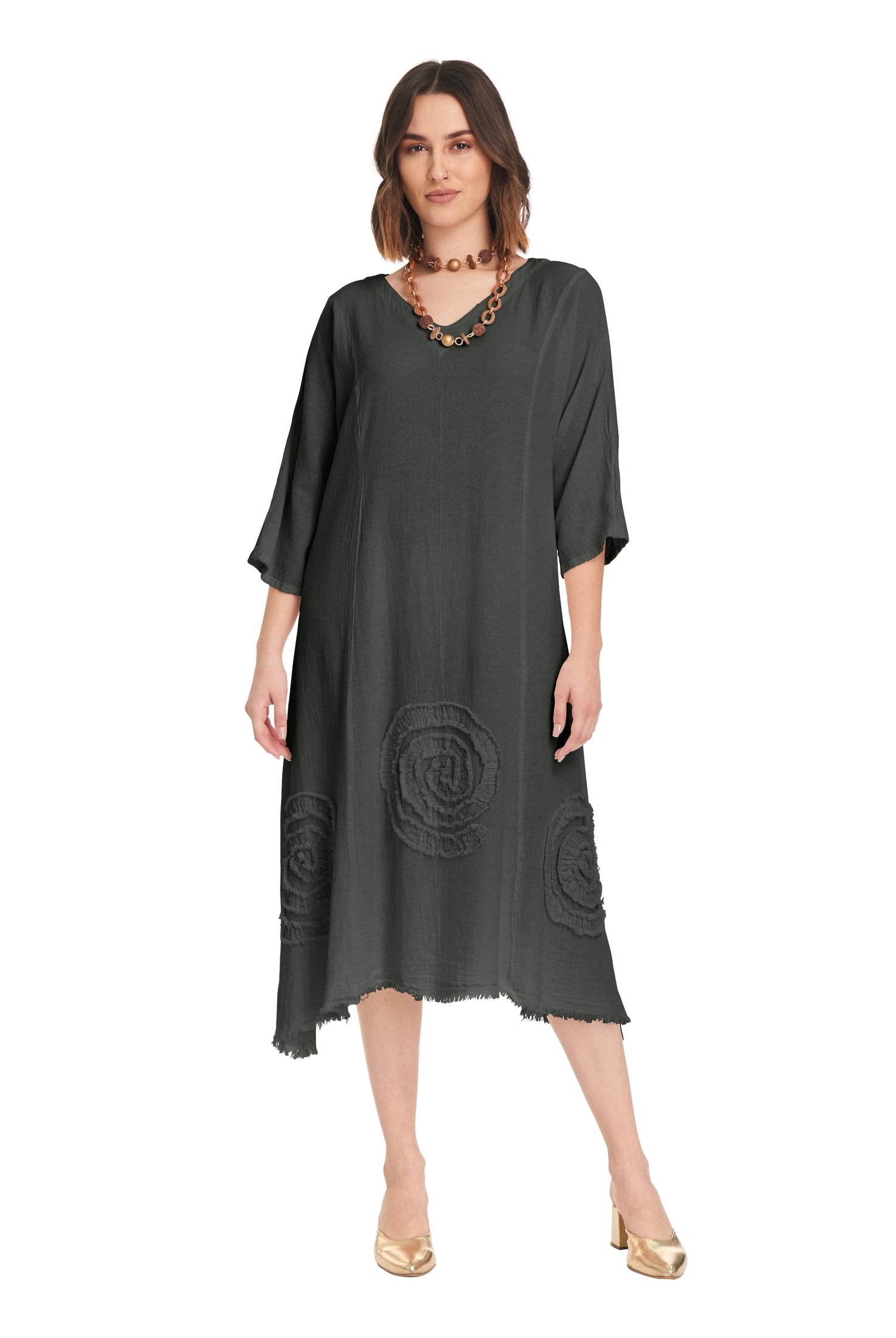 Swirl Short Dress-Oh My Gauze