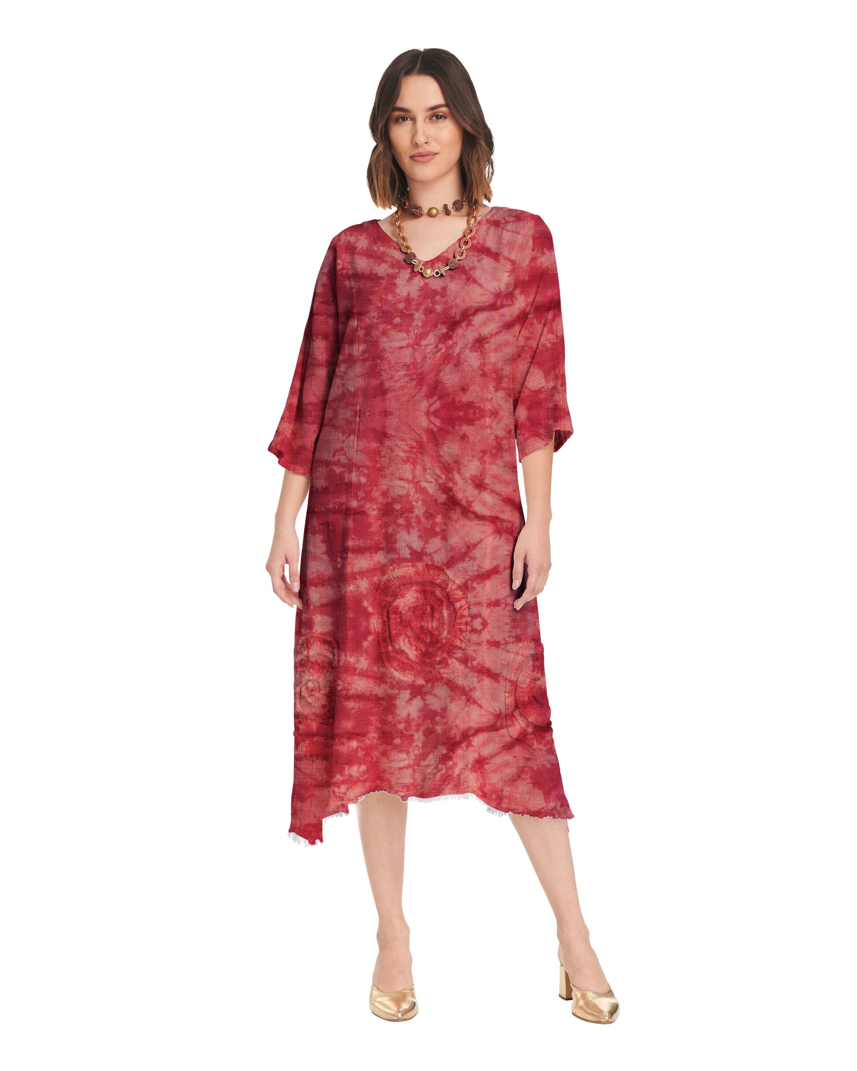 Swirl Short Cotton Gauze Dress-Oh My Gauze