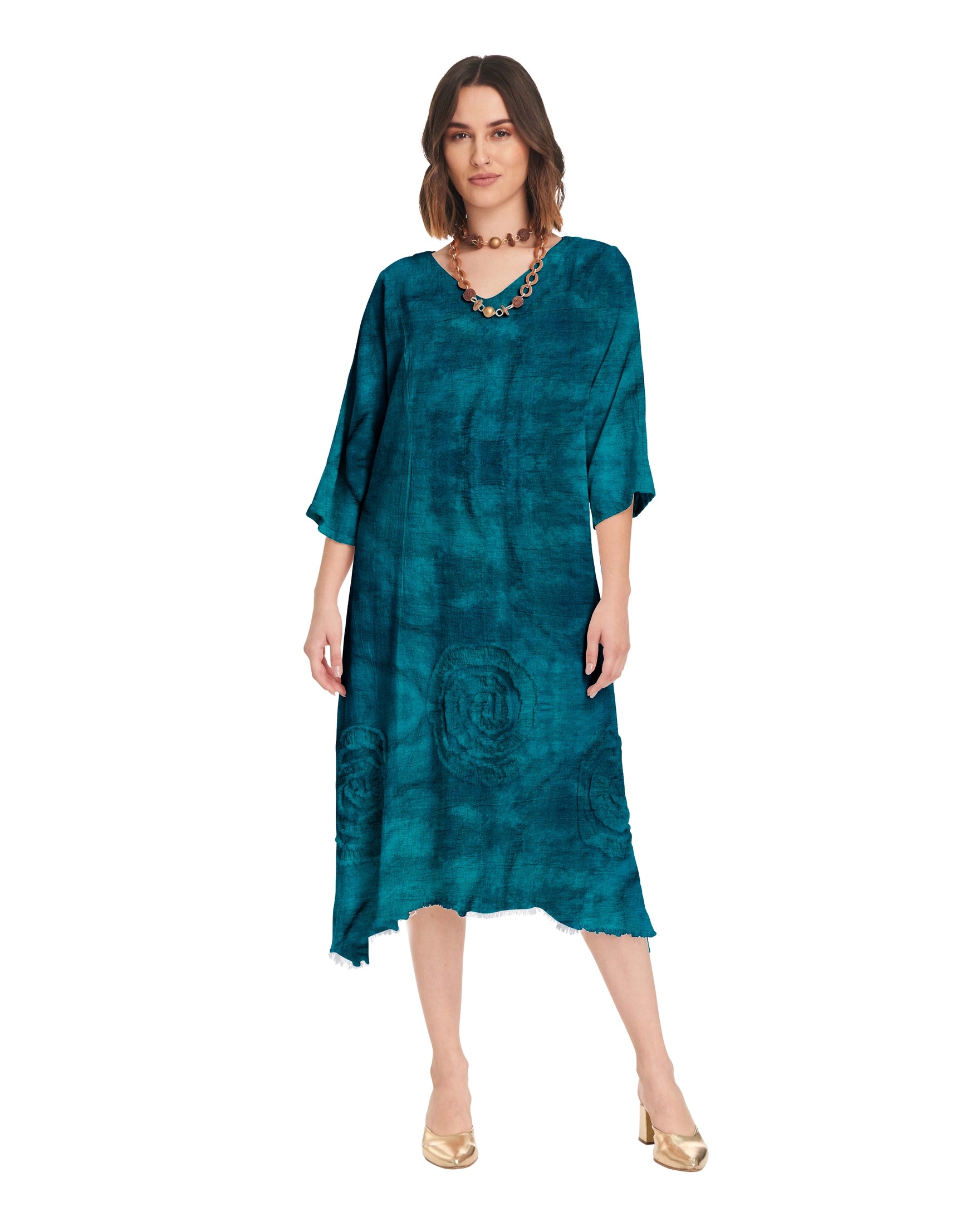 Swirl Short Cotton Gauze Dress-Oh My Gauze