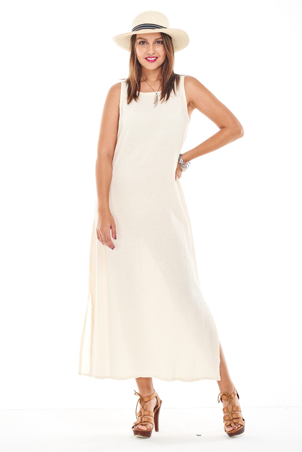 Sylvia Cotton Gauze Dress-Oh My Gauze
