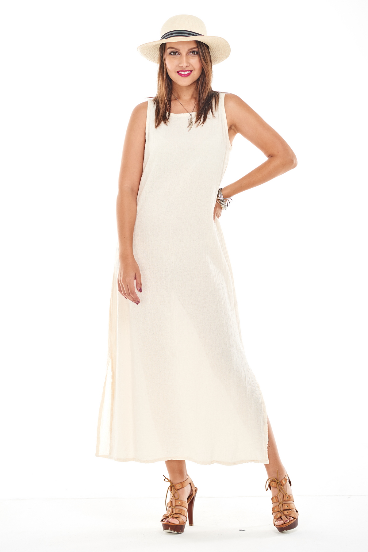 Sylvia Cotton Gauze Dress-Oh My Gauze