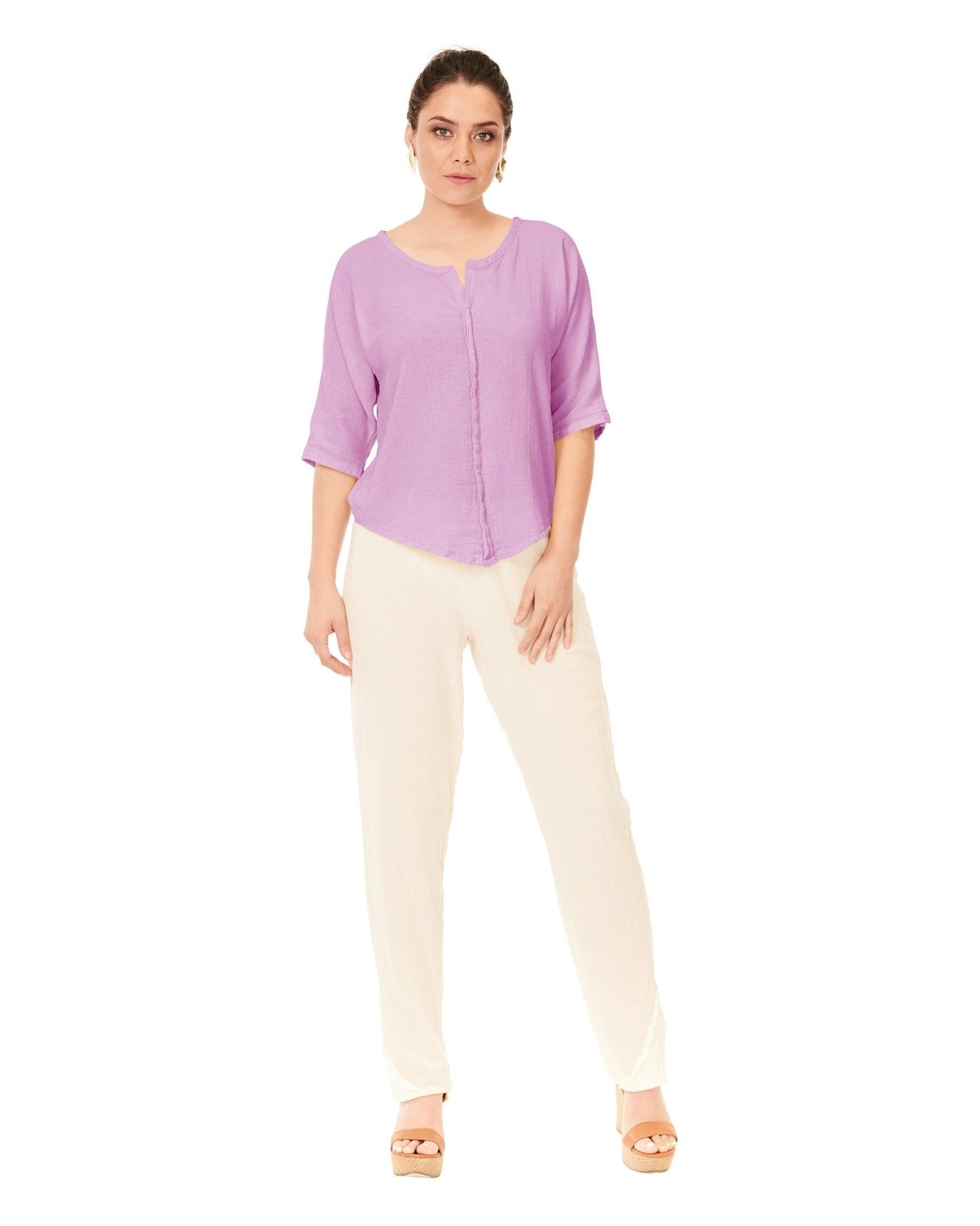 Tiny Cotton Gauze Blouse-Oh My Gauze