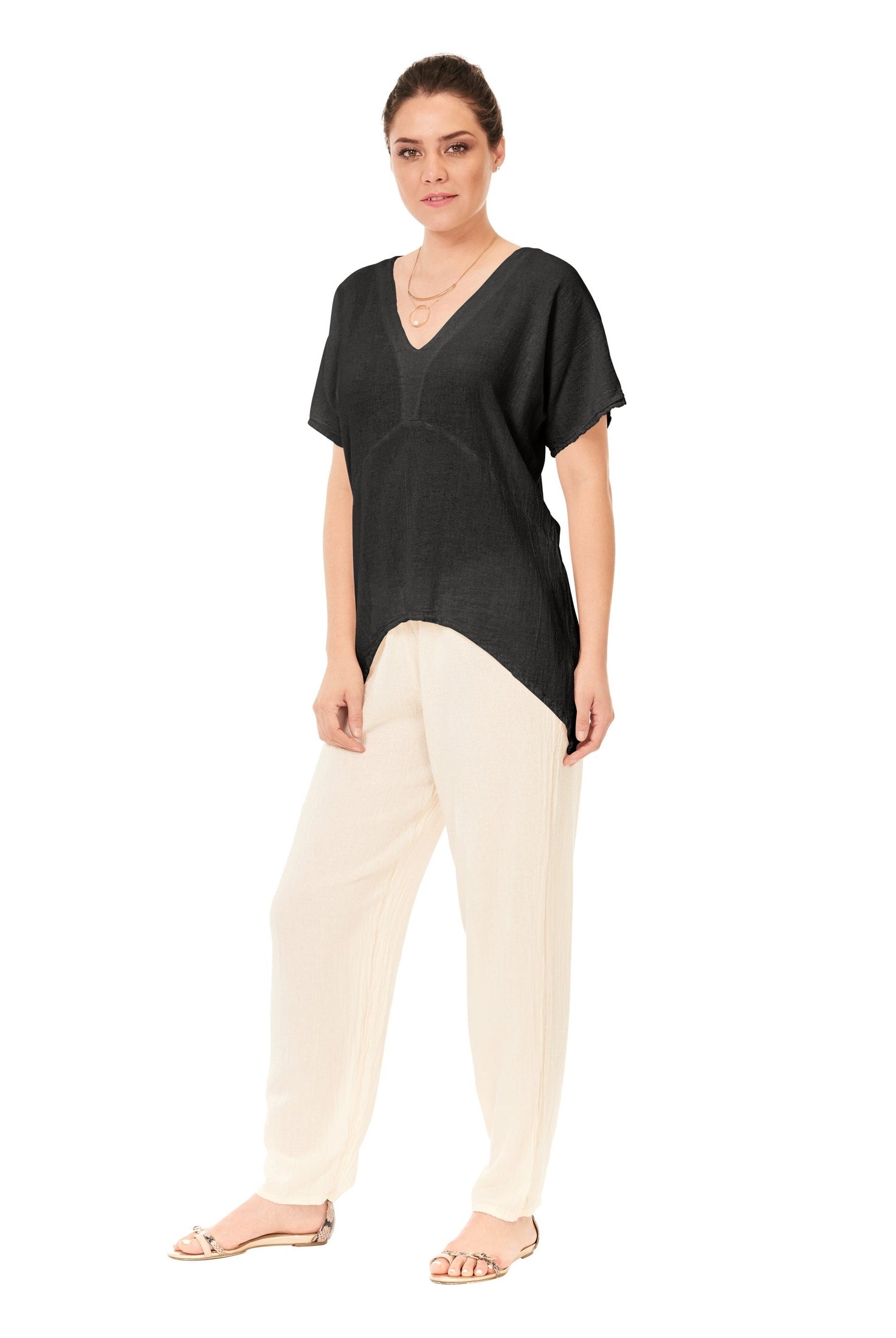 Playa Cotton Gauze Blouse – Final Sale-Oh My Gauze