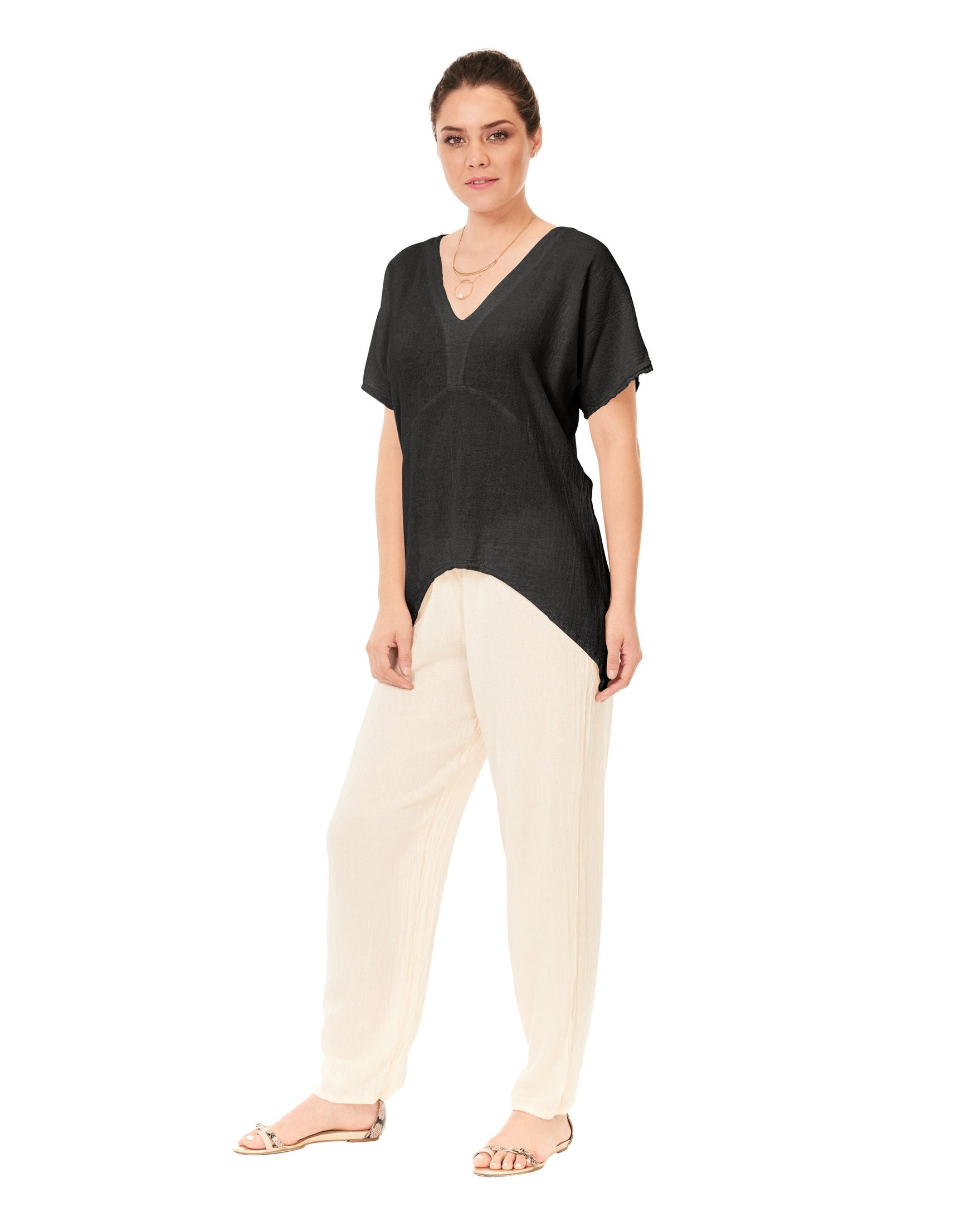 Playa Cotton Gauze Blouse – Final Sale-Oh My Gauze