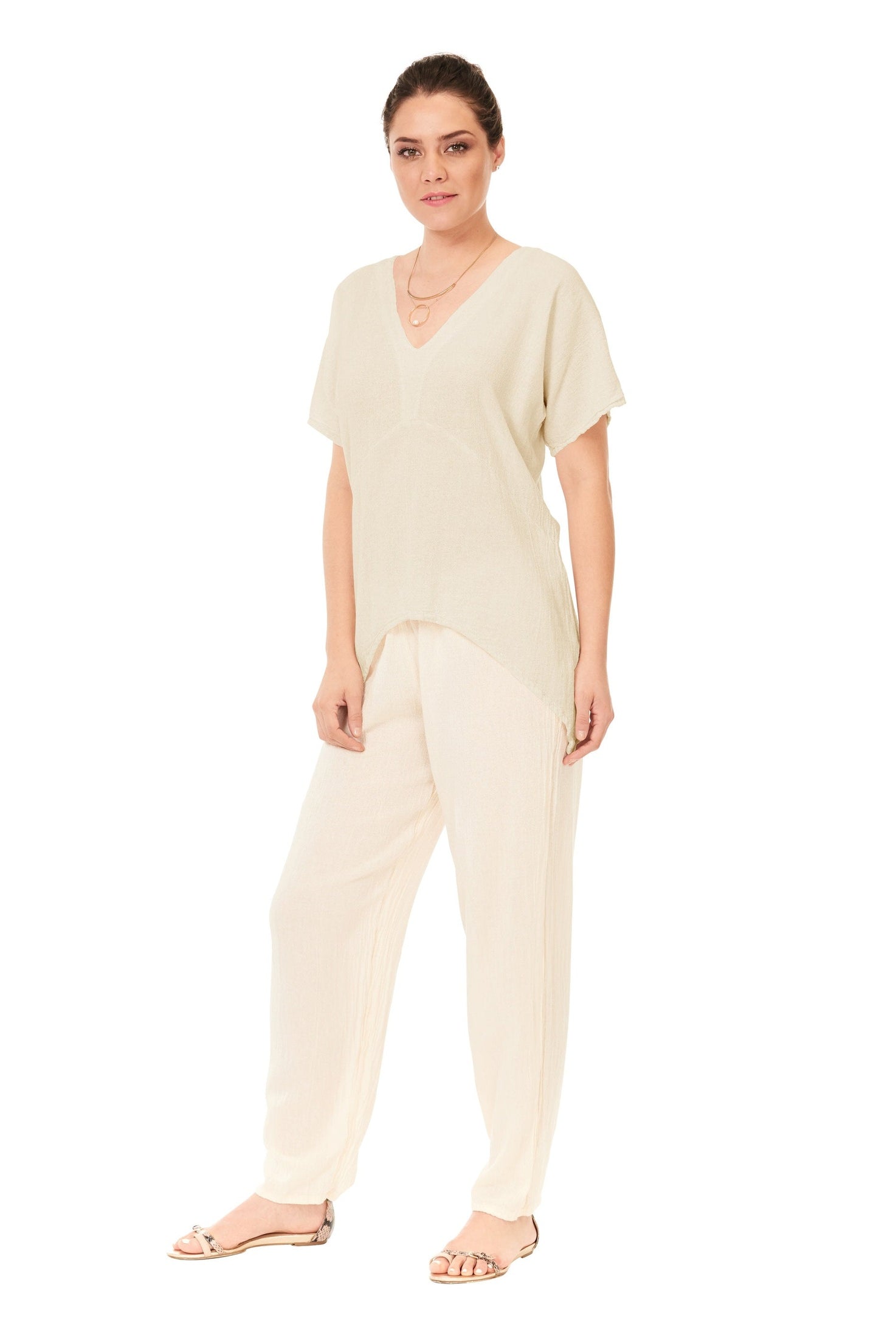 Playa Cotton Gauze Blouse – Final Sale-Oh My Gauze