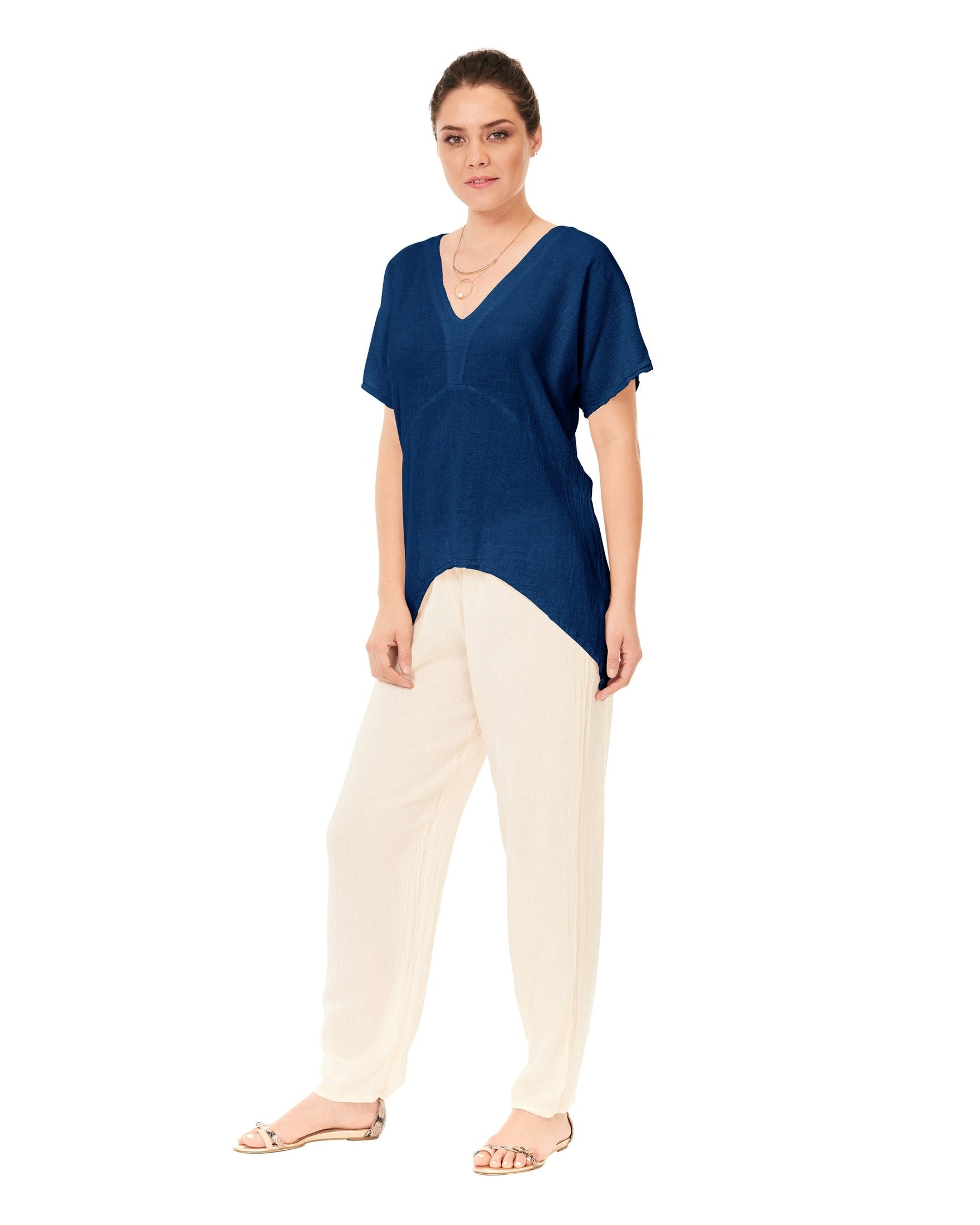 Playa Cotton Gauze Blouse – Final Sale-Oh My Gauze