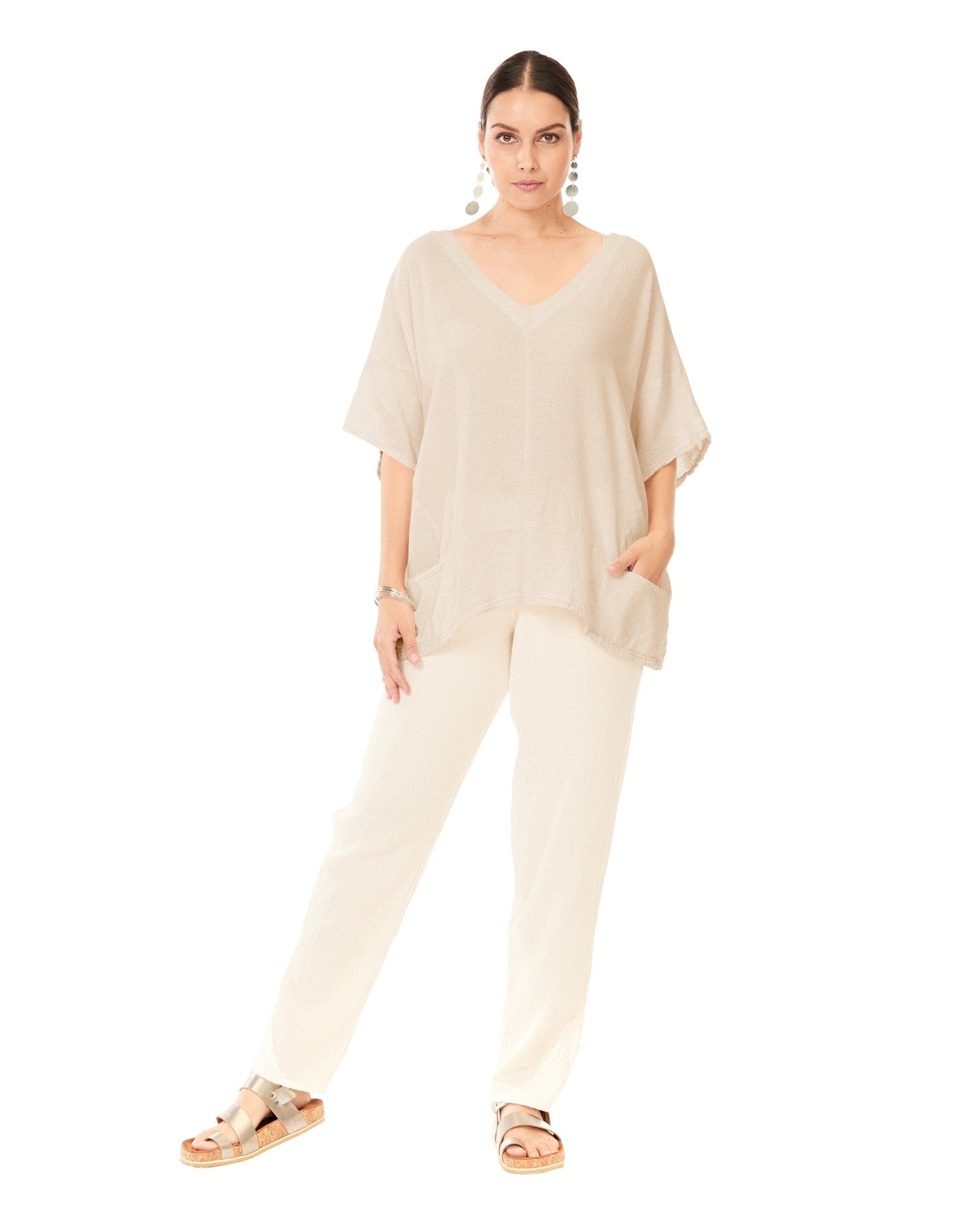 Kat Blouse - Final Sale-Oh My Gauze