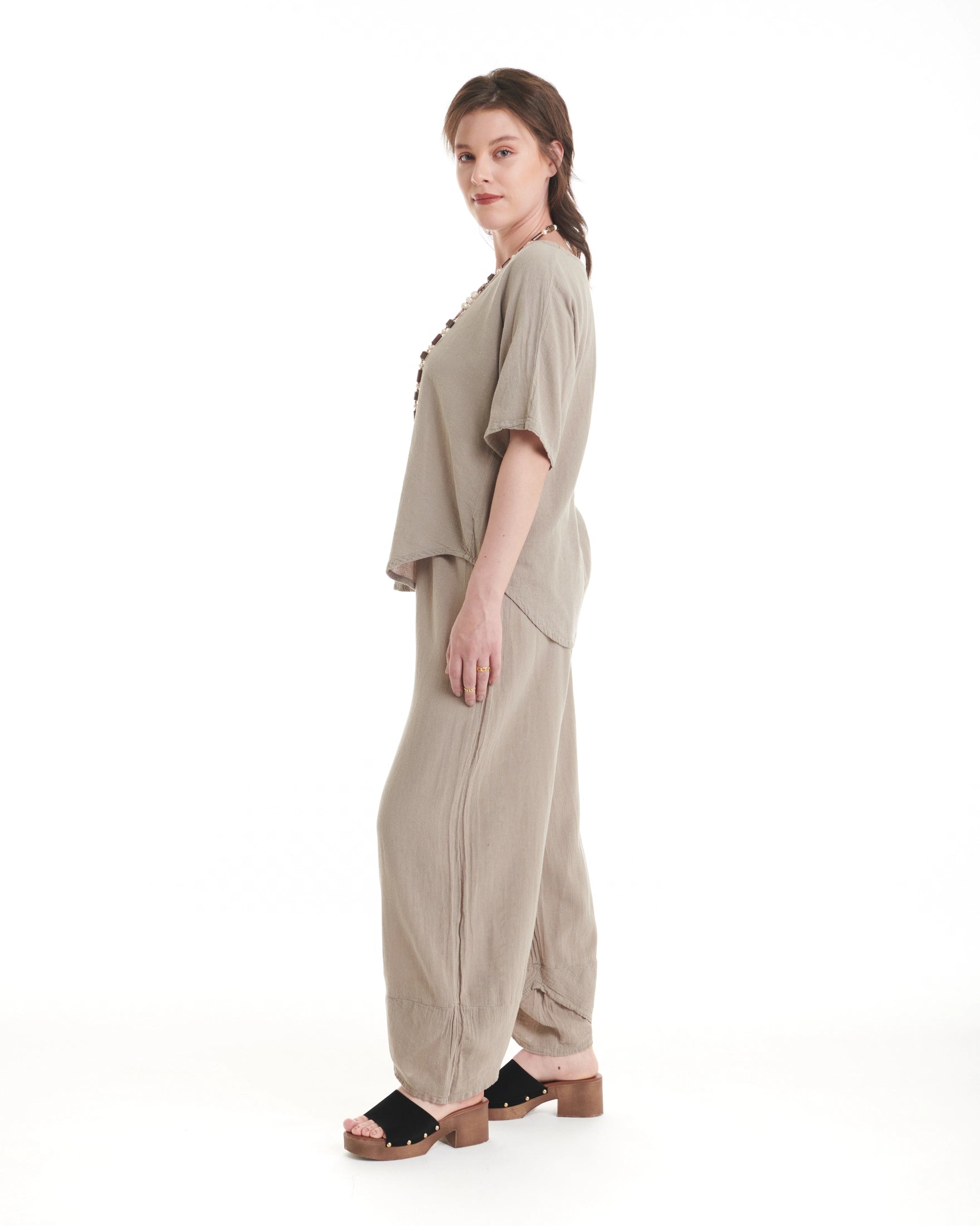 Tacoma Cotton Gauze Pants - New-Oh My Gauze