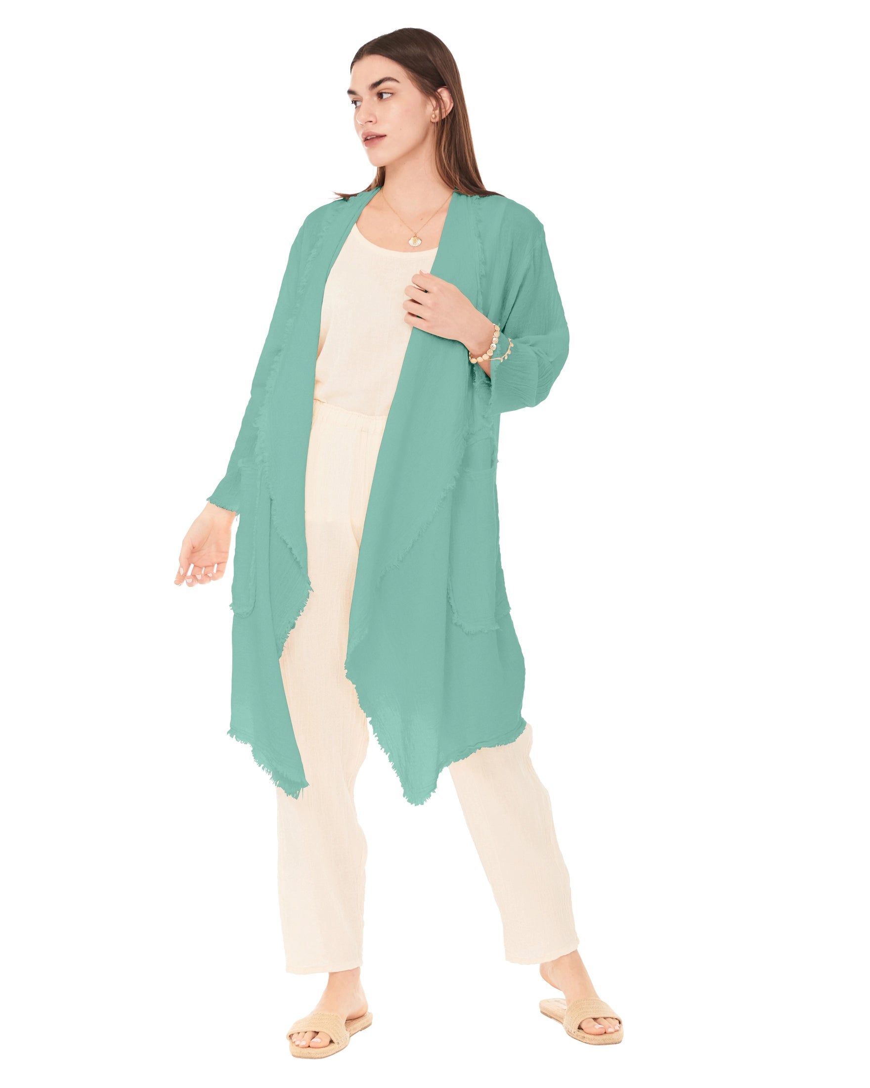 Tahoe Cotton Gauze Jacket - Final Sale-Oh My Gauze