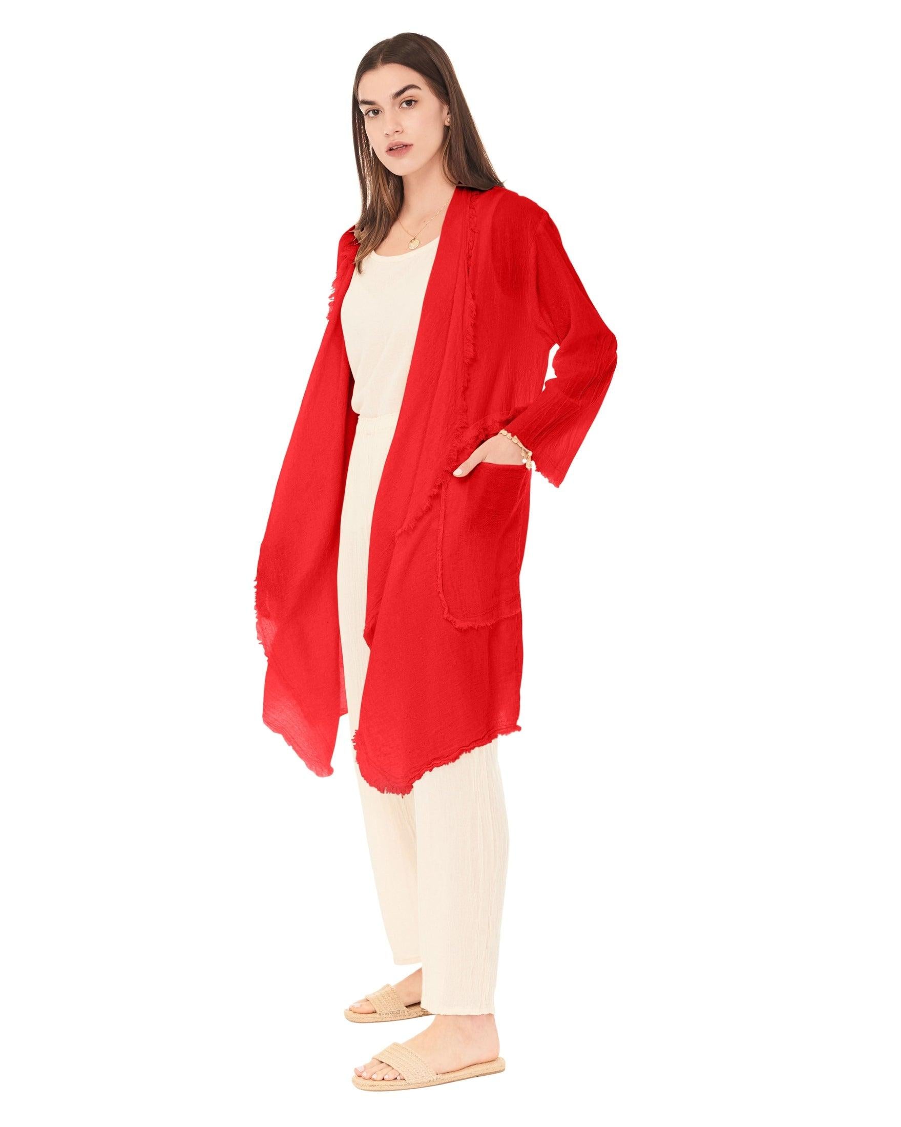 Tahoe Cotton Gauze Jacket - Final Sale-Oh My Gauze