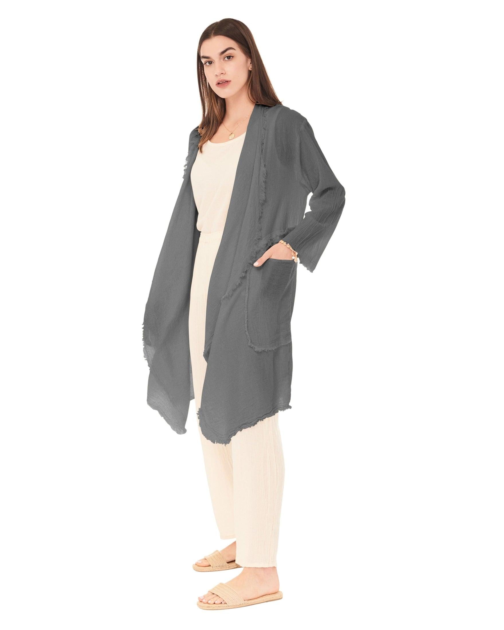 Tahoe Cotton Gauze Jacket - Final Sale-Oh My Gauze