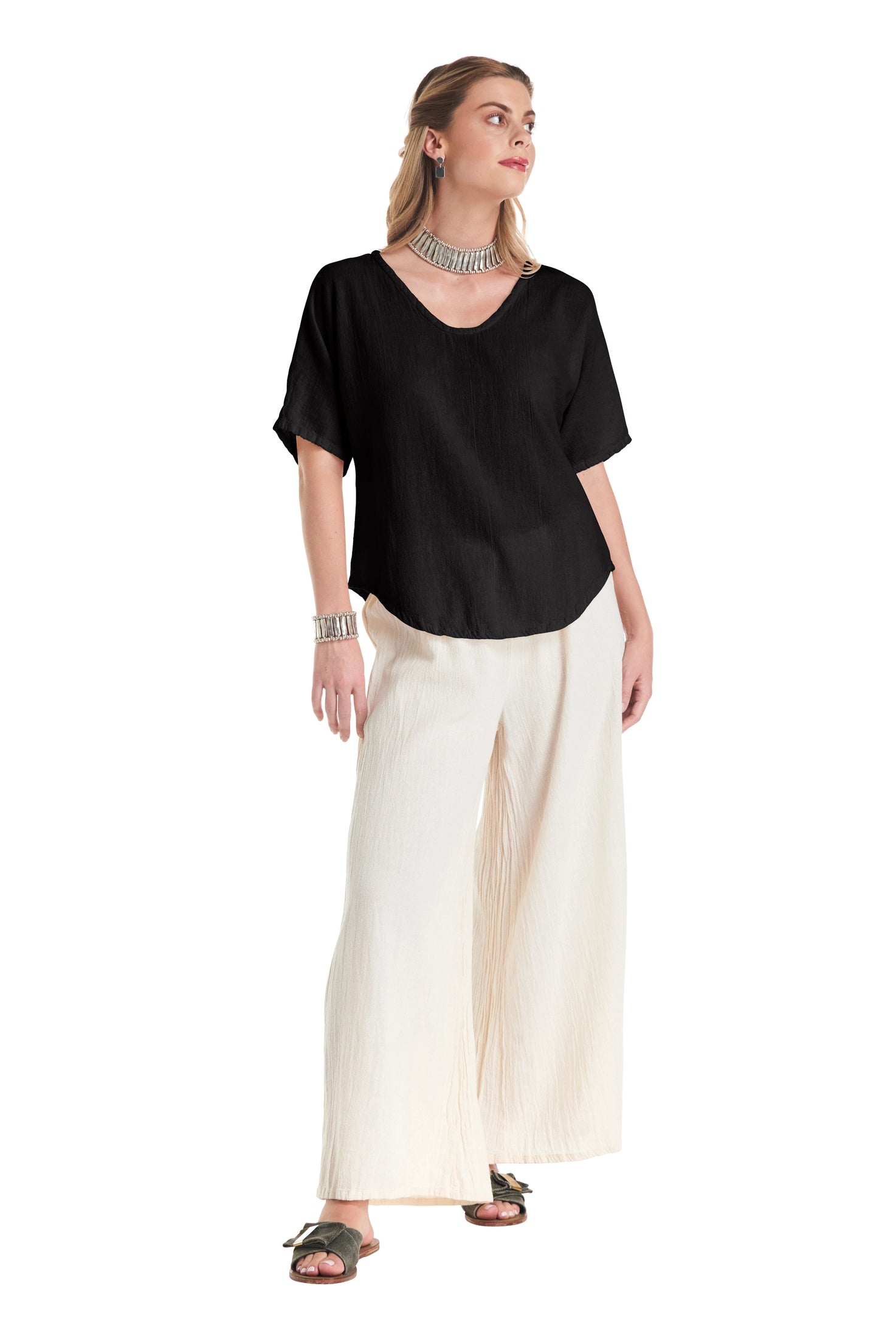 Tess Cotton Gauze Blouse-Oh My Gauze