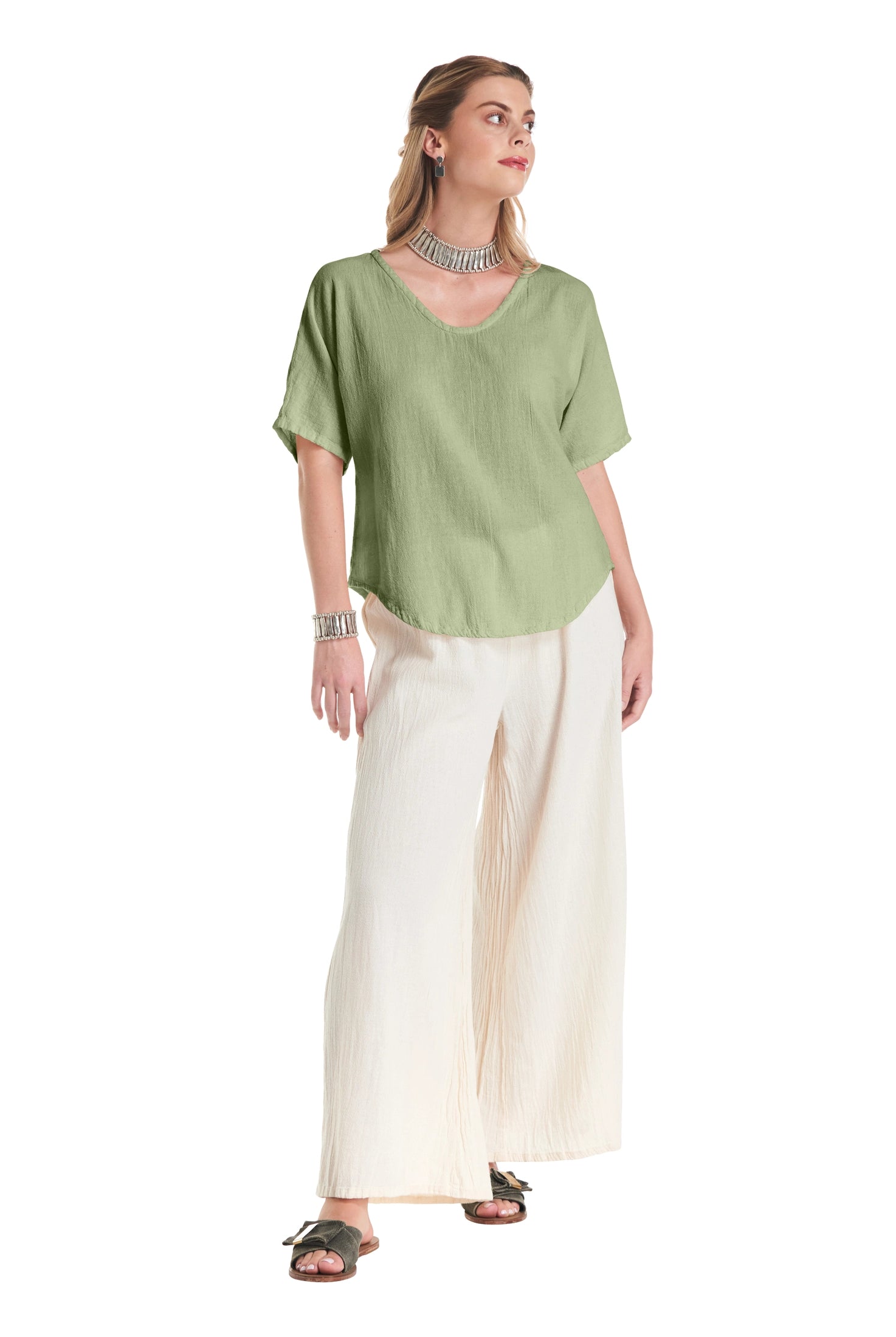 Tess Cotton Gauze Blouse-Oh My Gauze