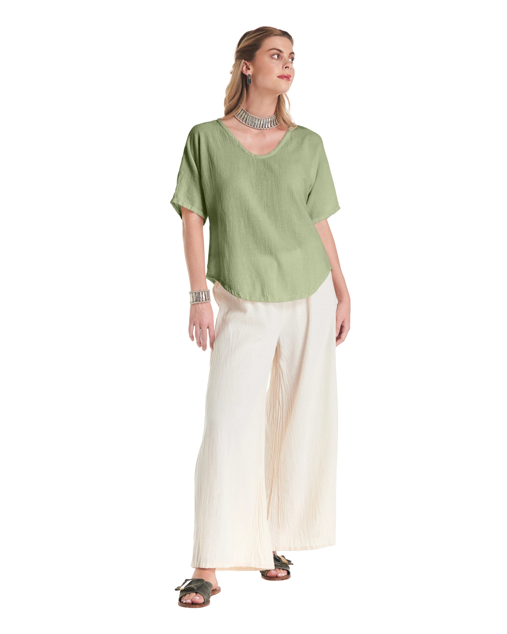 Tess Cotton Gauze Blouse-Oh My Gauze