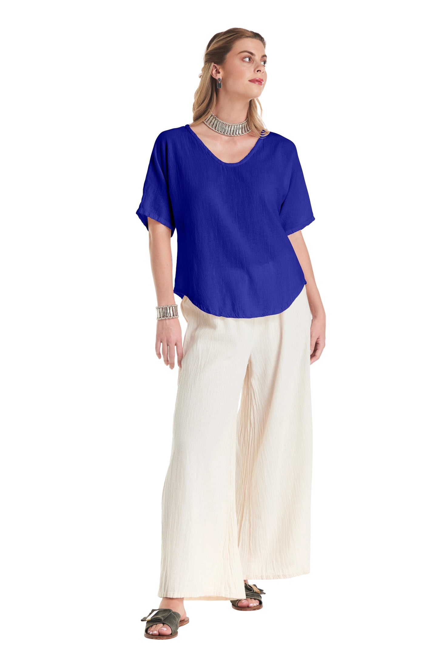 Tess Cotton Gauze Blouse-Oh My Gauze