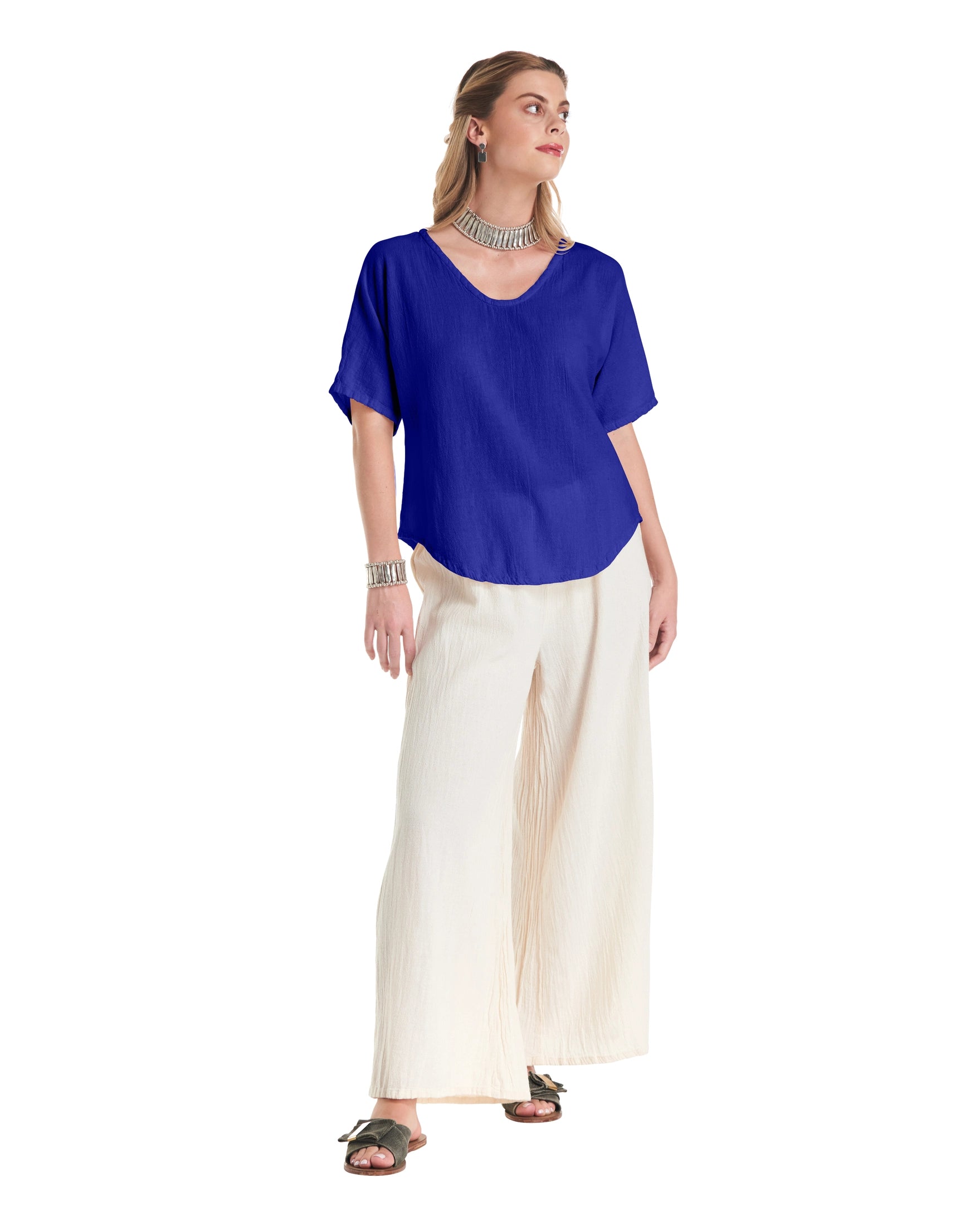 Tess Cotton Gauze Blouse-Oh My Gauze