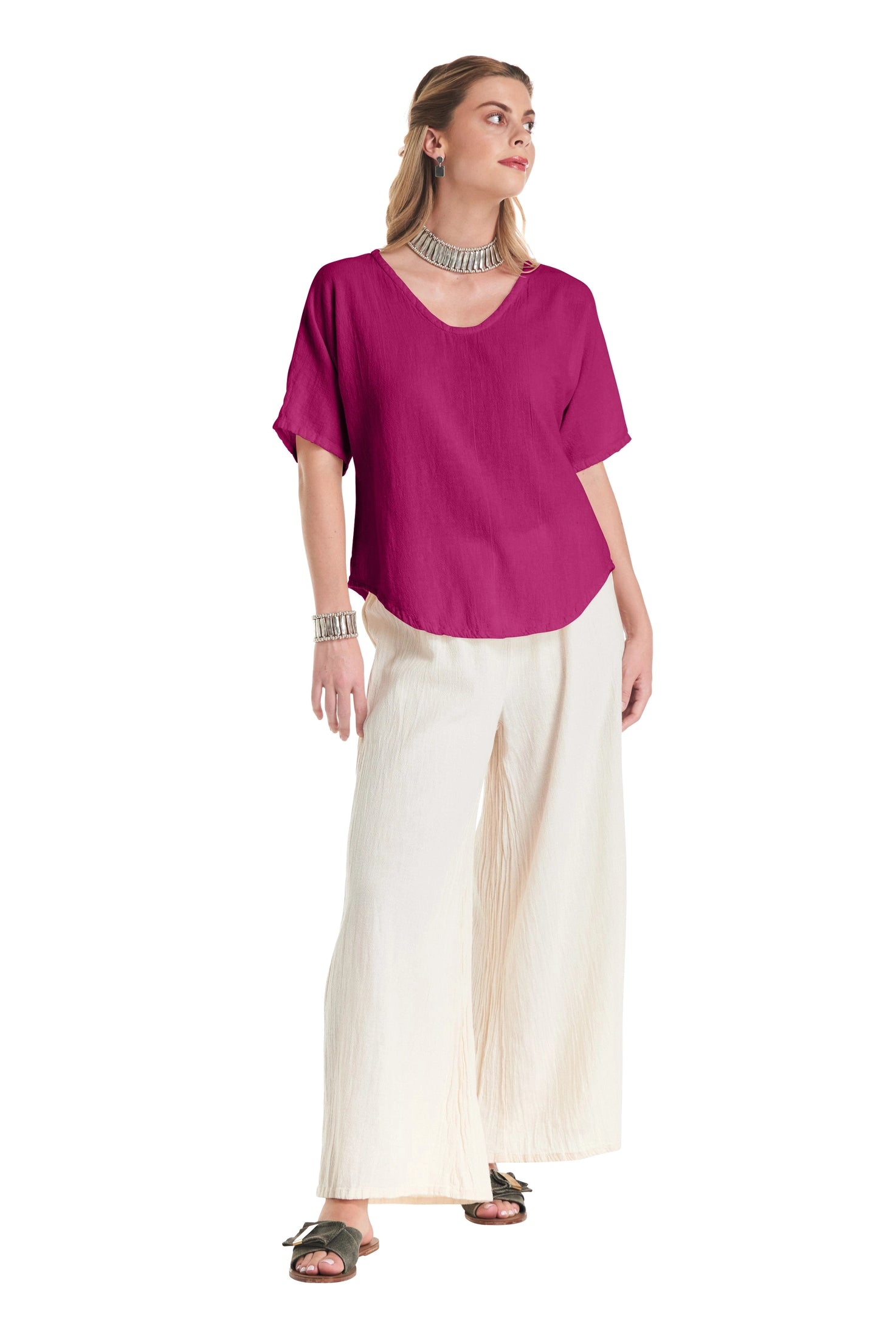 Tess Cotton Gauze Blouse-Oh My Gauze