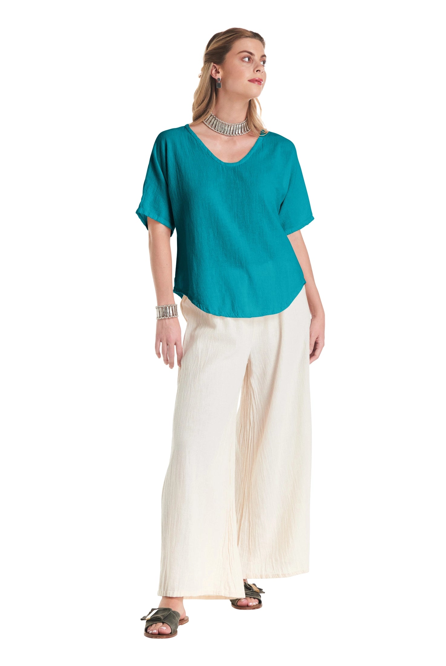 Tess Cotton Gauze Blouse-Oh My Gauze