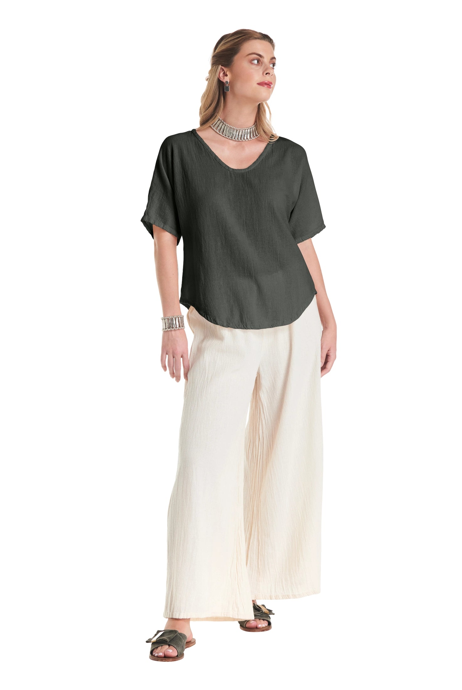 Tess Cotton Gauze Blouse-Oh My Gauze