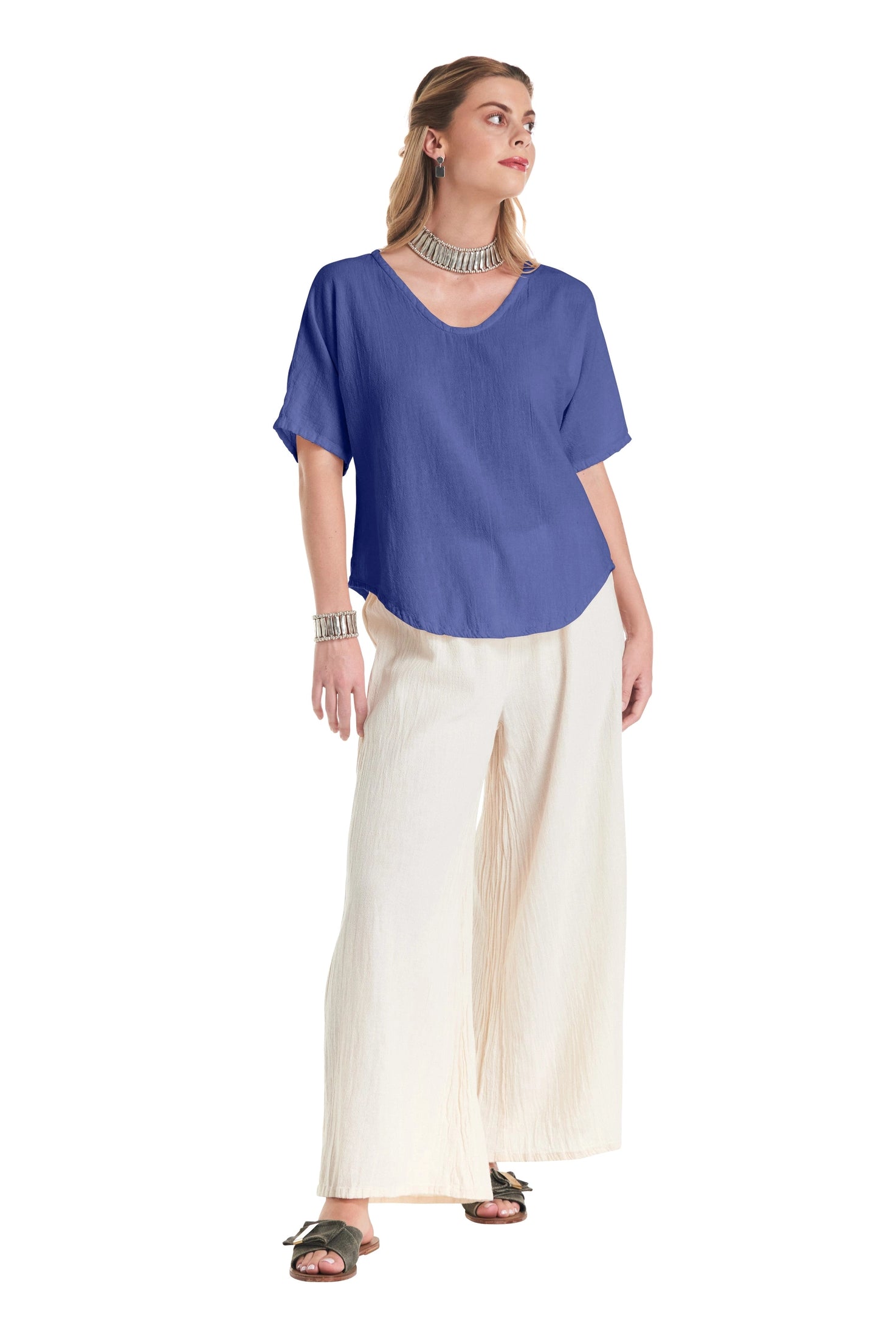 Tess Cotton Gauze Blouse-Oh My Gauze